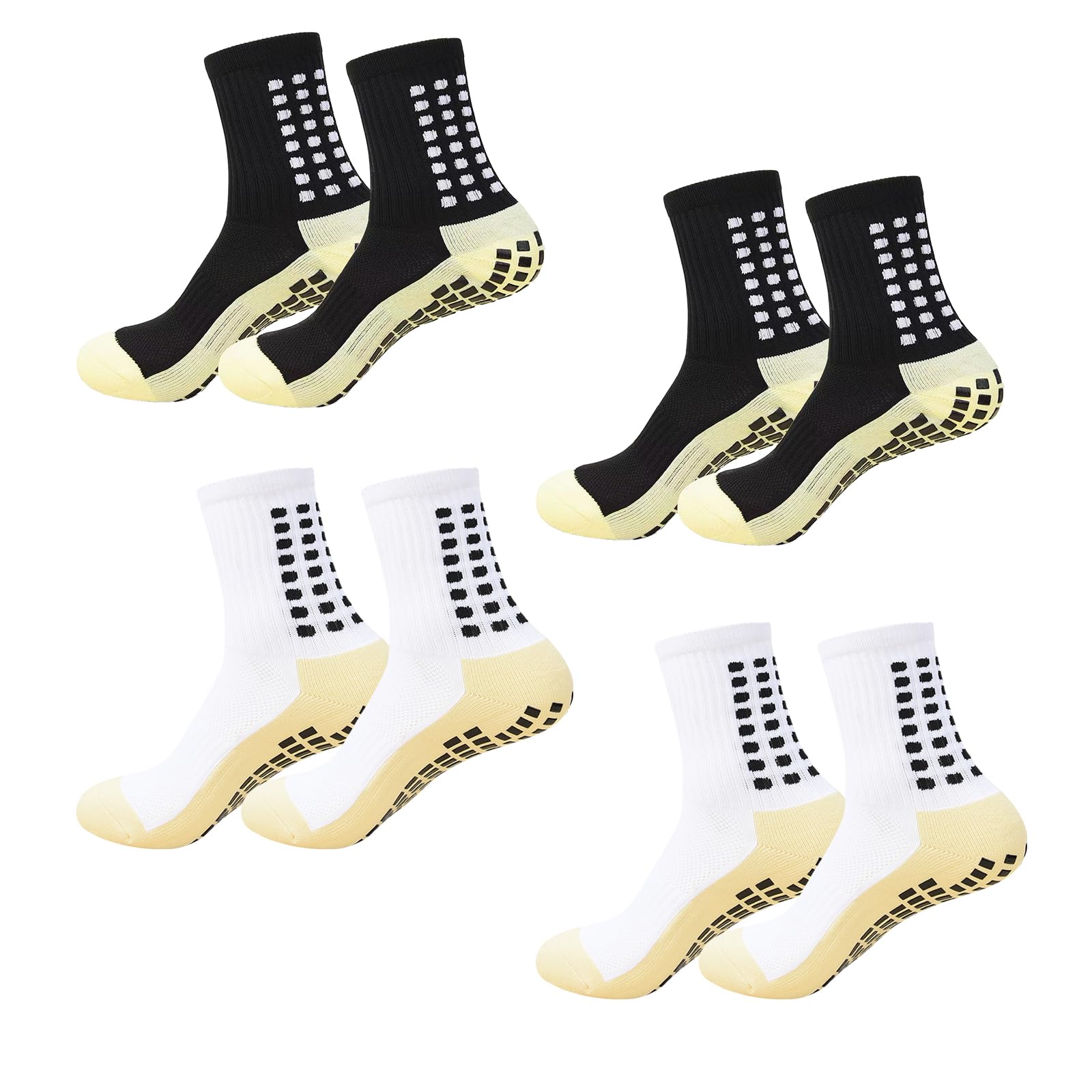Spreezing Grip Soccer Socks 4-Pairs
