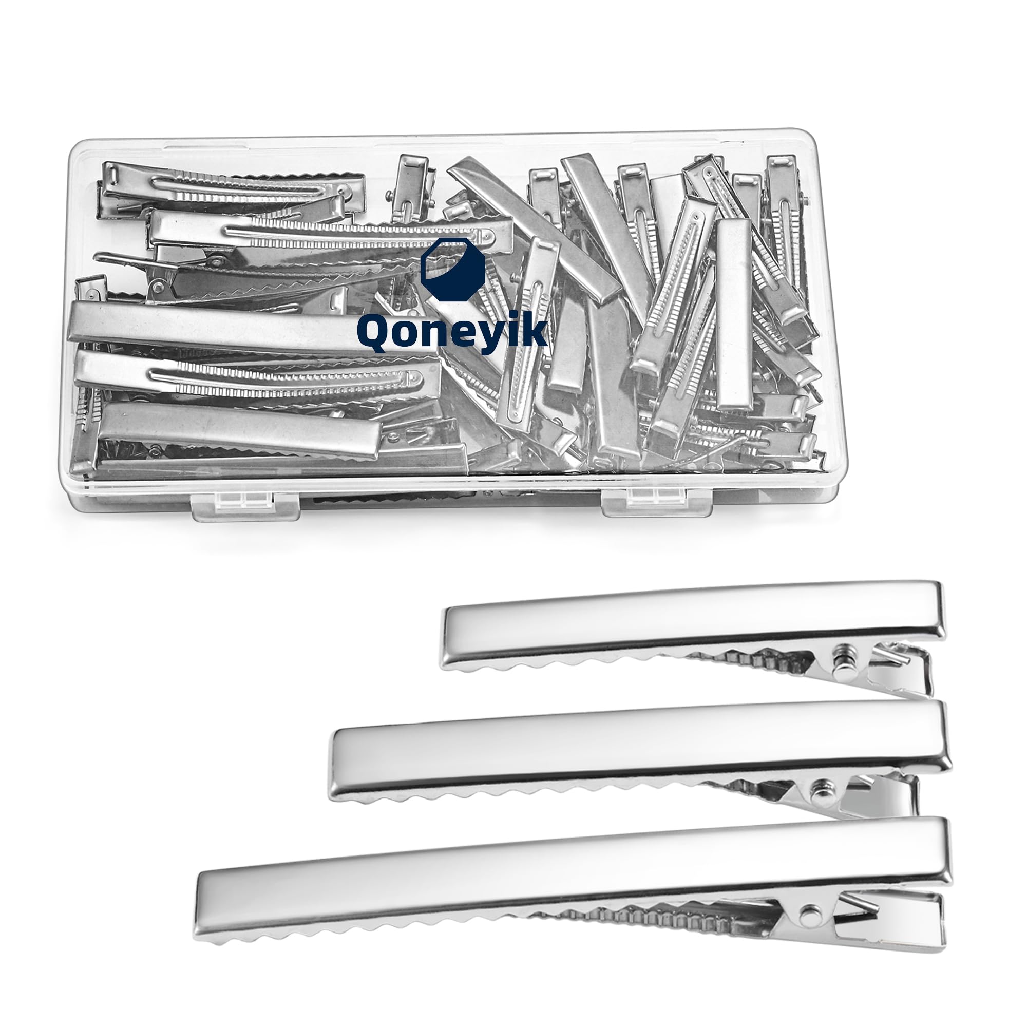 45-Pc Metal Hair Clip Set with Case