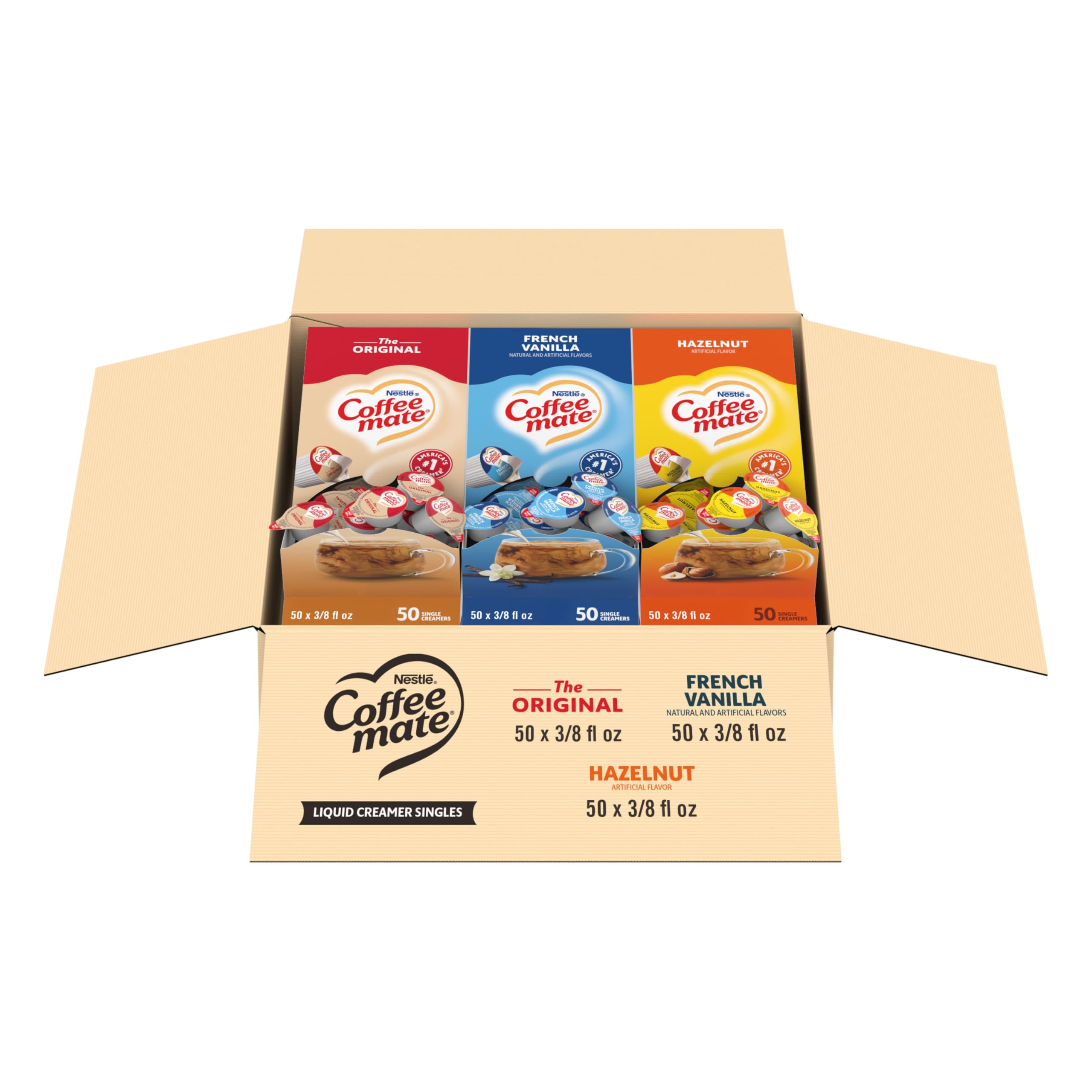 Coffee mate Creamer Singles Variety 150-Count