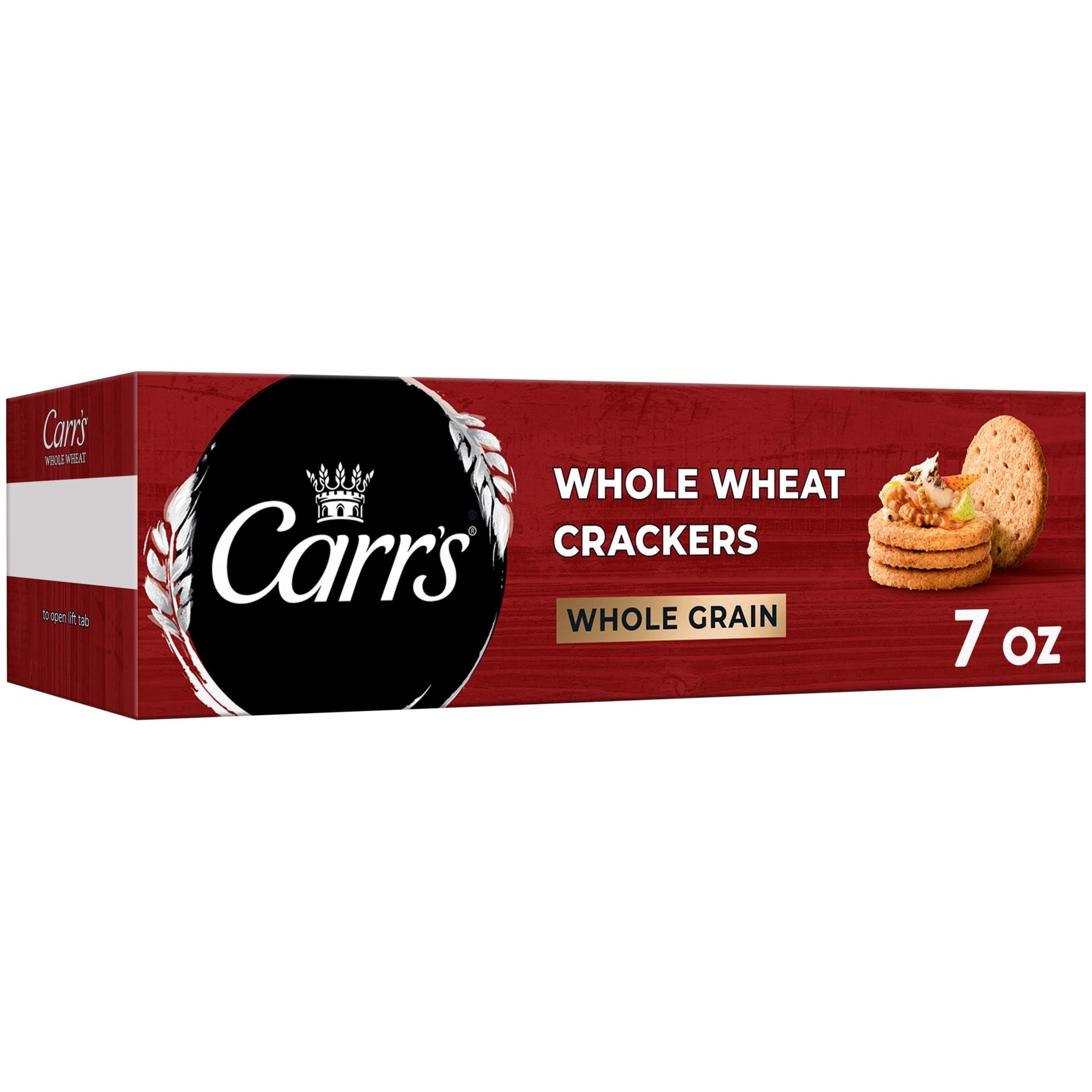 Carr's Whole Wheat Crackers Party 7oz 6 Boxes
