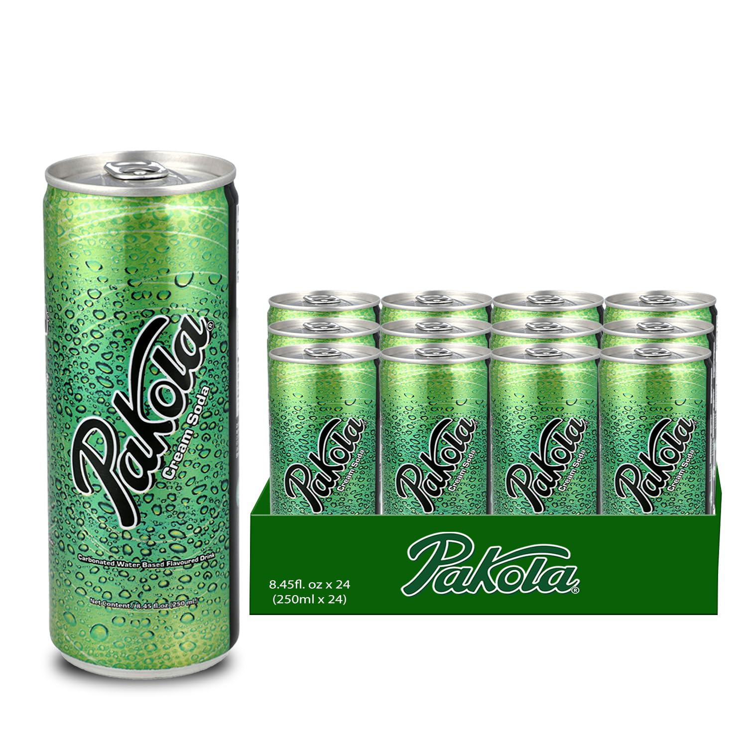 Pakola Cream Soda Premium Classic 12-Pack 8.4oz Cans