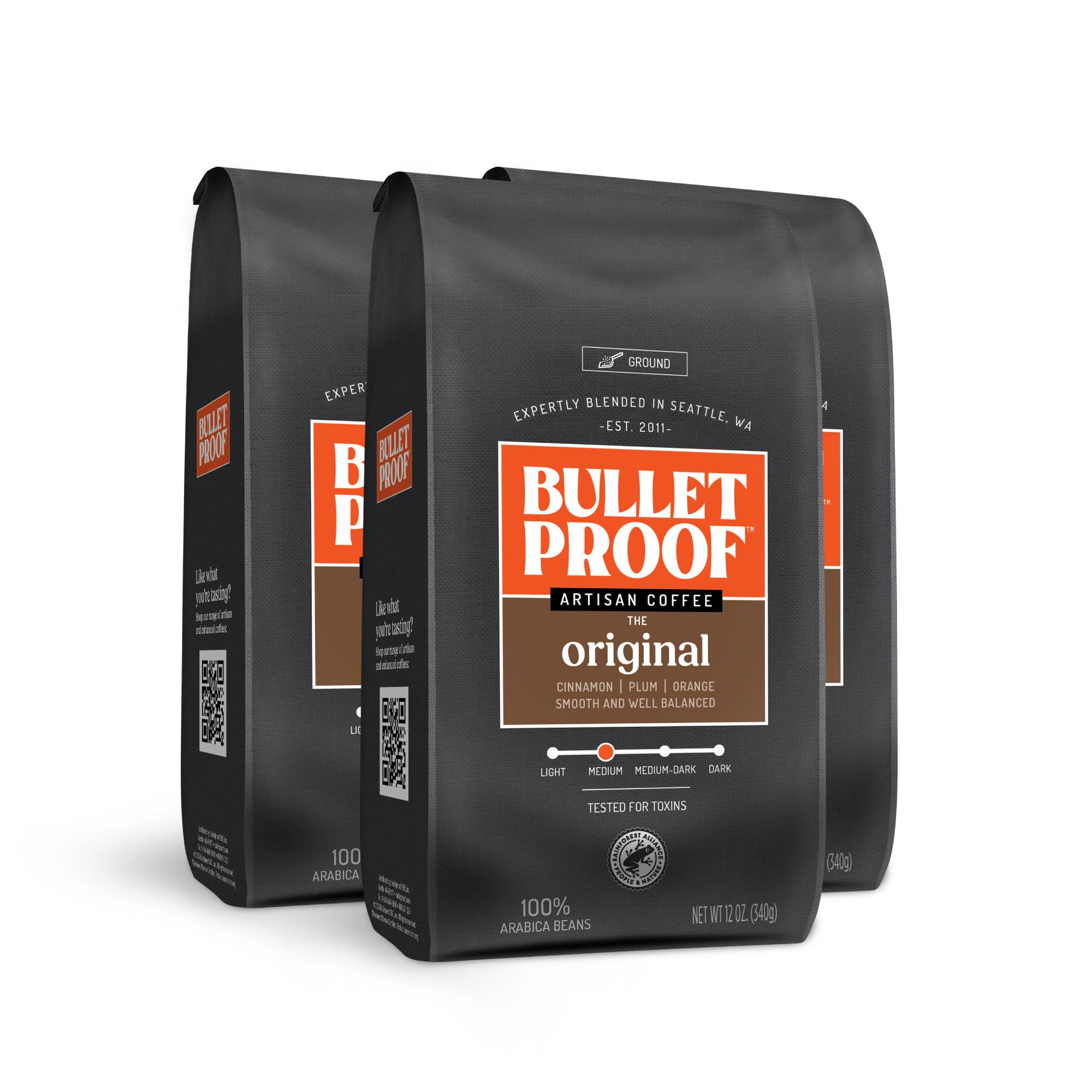 Bulletproof Original Ground Coffee 12oz 3-Pack