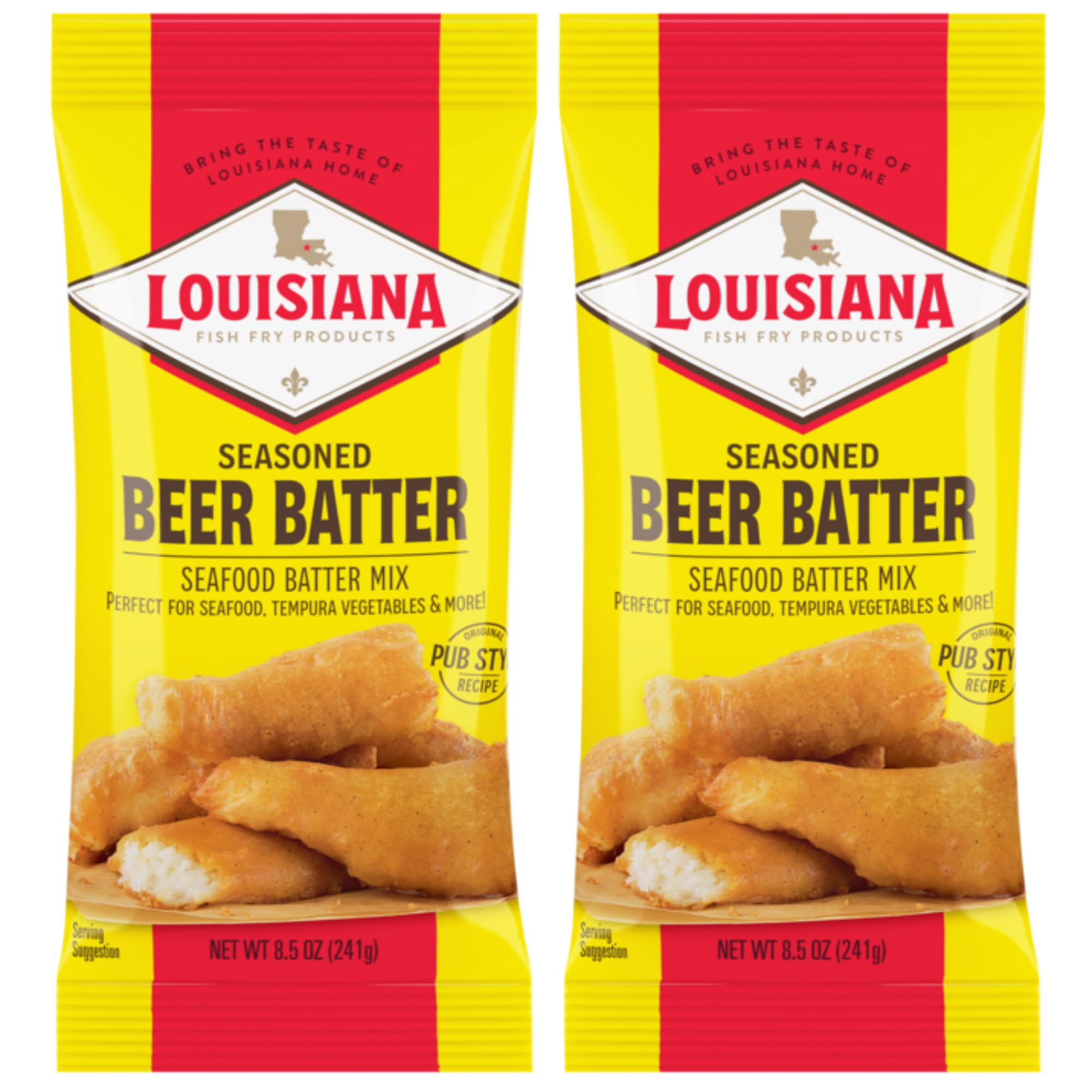 Louisiana Seasoned Beer Batter Mix 8.5 oz