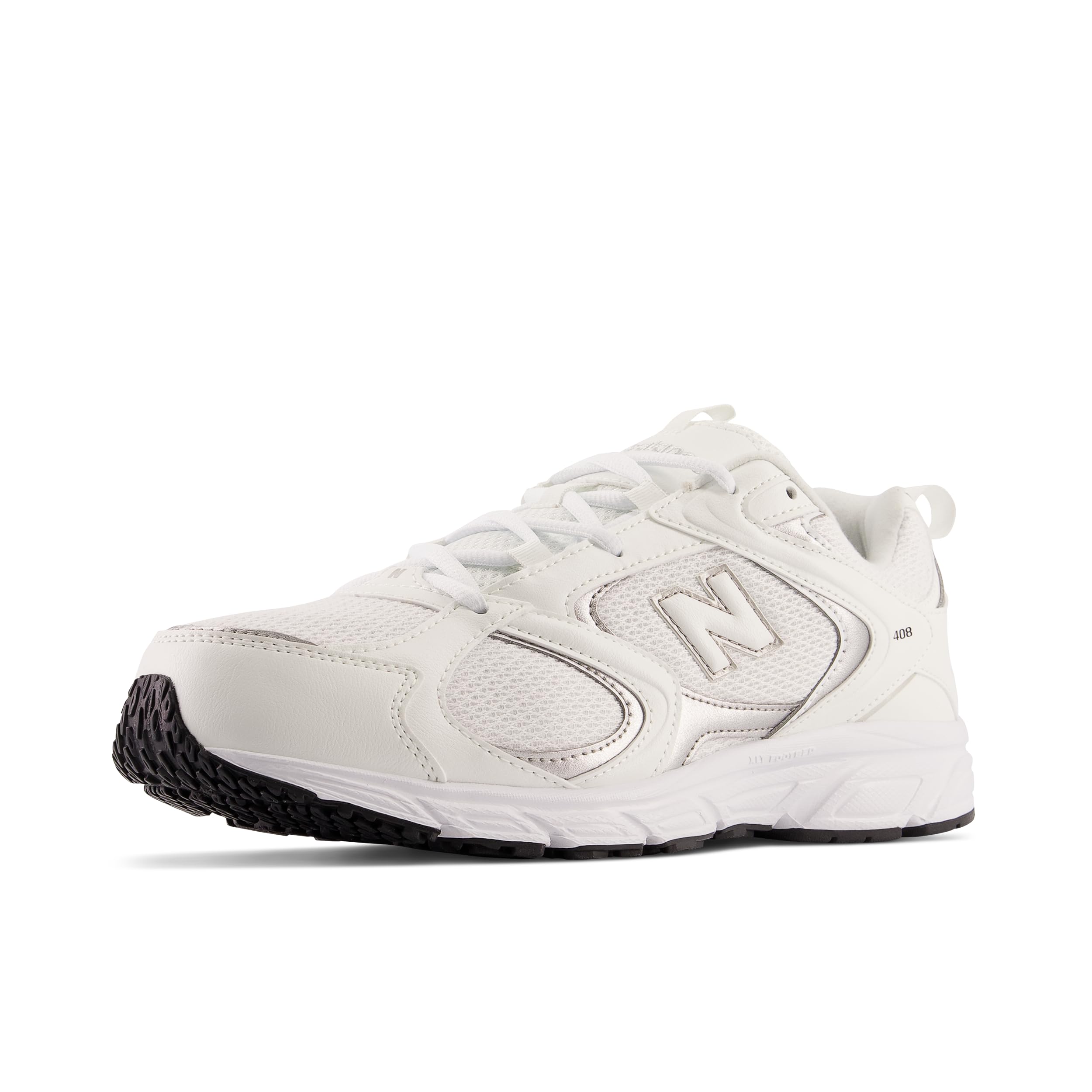 New Balance Menís 408 V1 Sneaker White/Silver Size 7