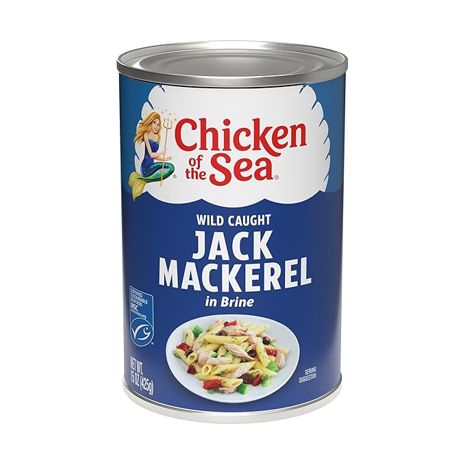 Chicken of The Sea Wild Caught Jack Mackrel in Brine 15oz