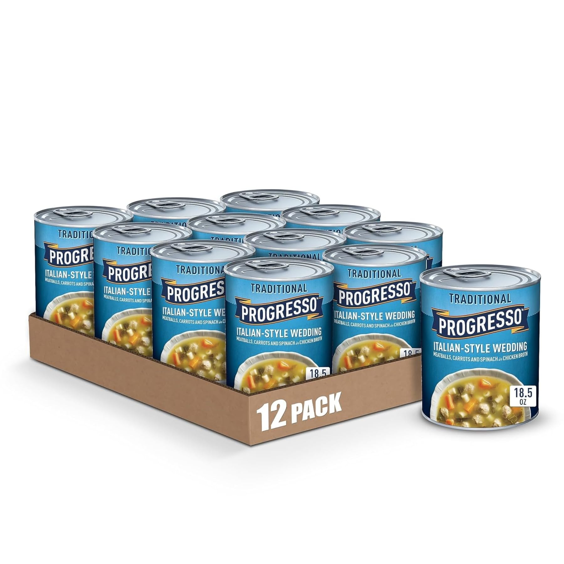 Progresso Italian Wedding Soup Cans 18.5oz 12 Pack