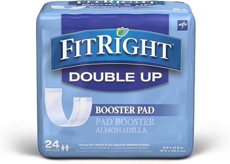 FitRight Double Up Booster Pad  3.5x11.5in 24 count