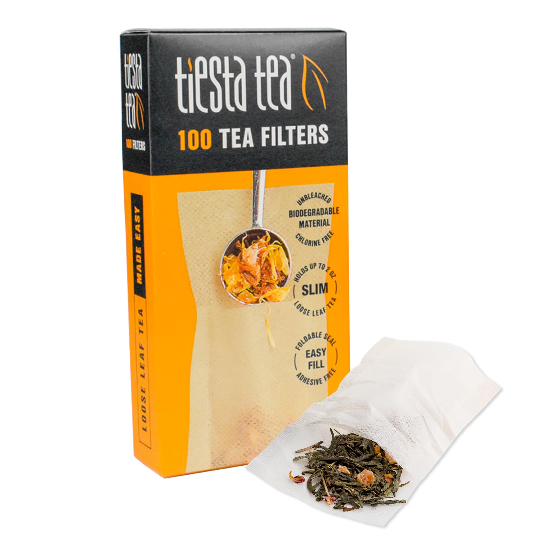 Tiesta Tea Loose Leaf Disposable Filters 100 Pack