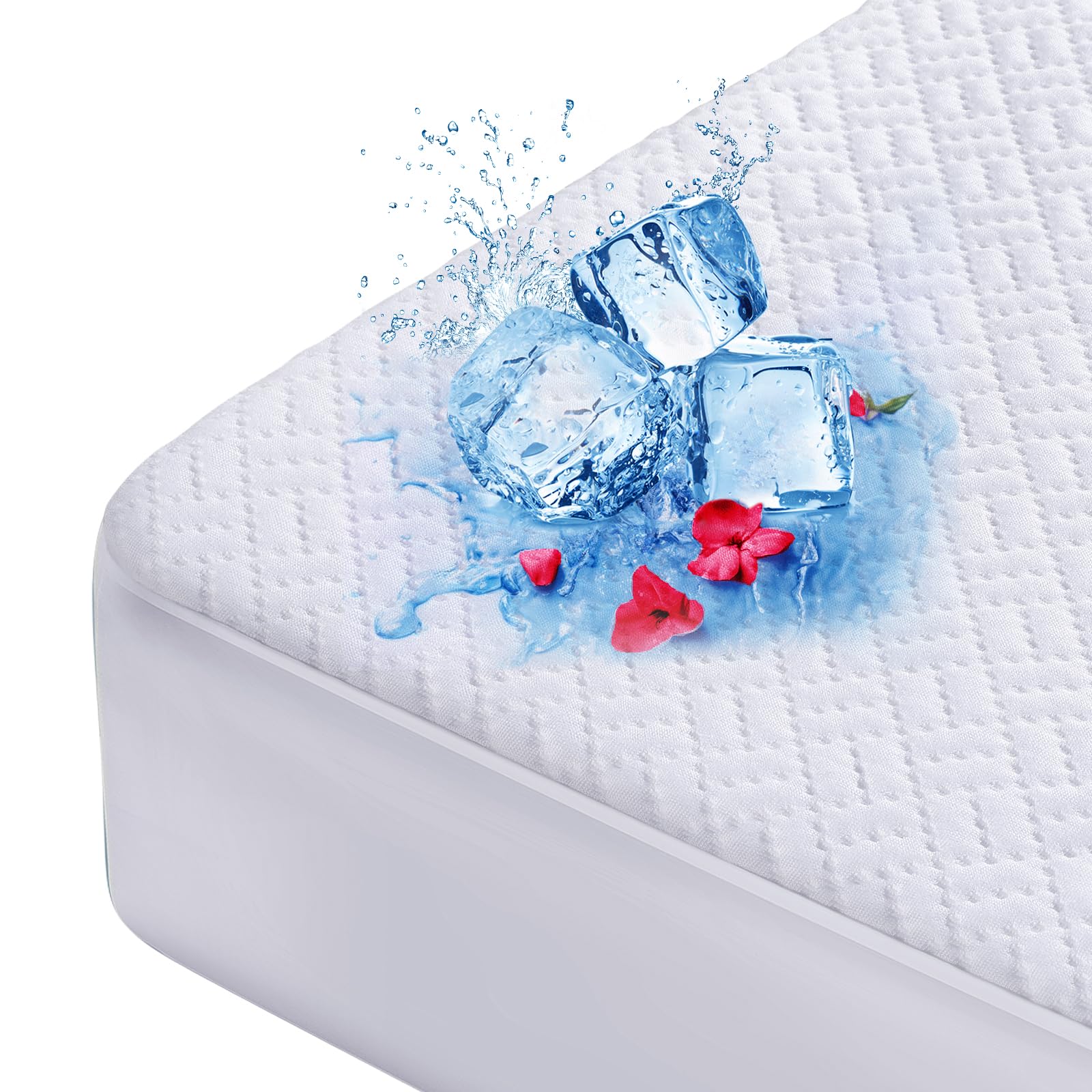 Cooling Waterproof Queen Mattress Protector