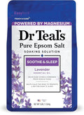 Dr Teal's Epsom Salt Soaking Solution, Soothe & Sleep, Lavender, 3lbs
