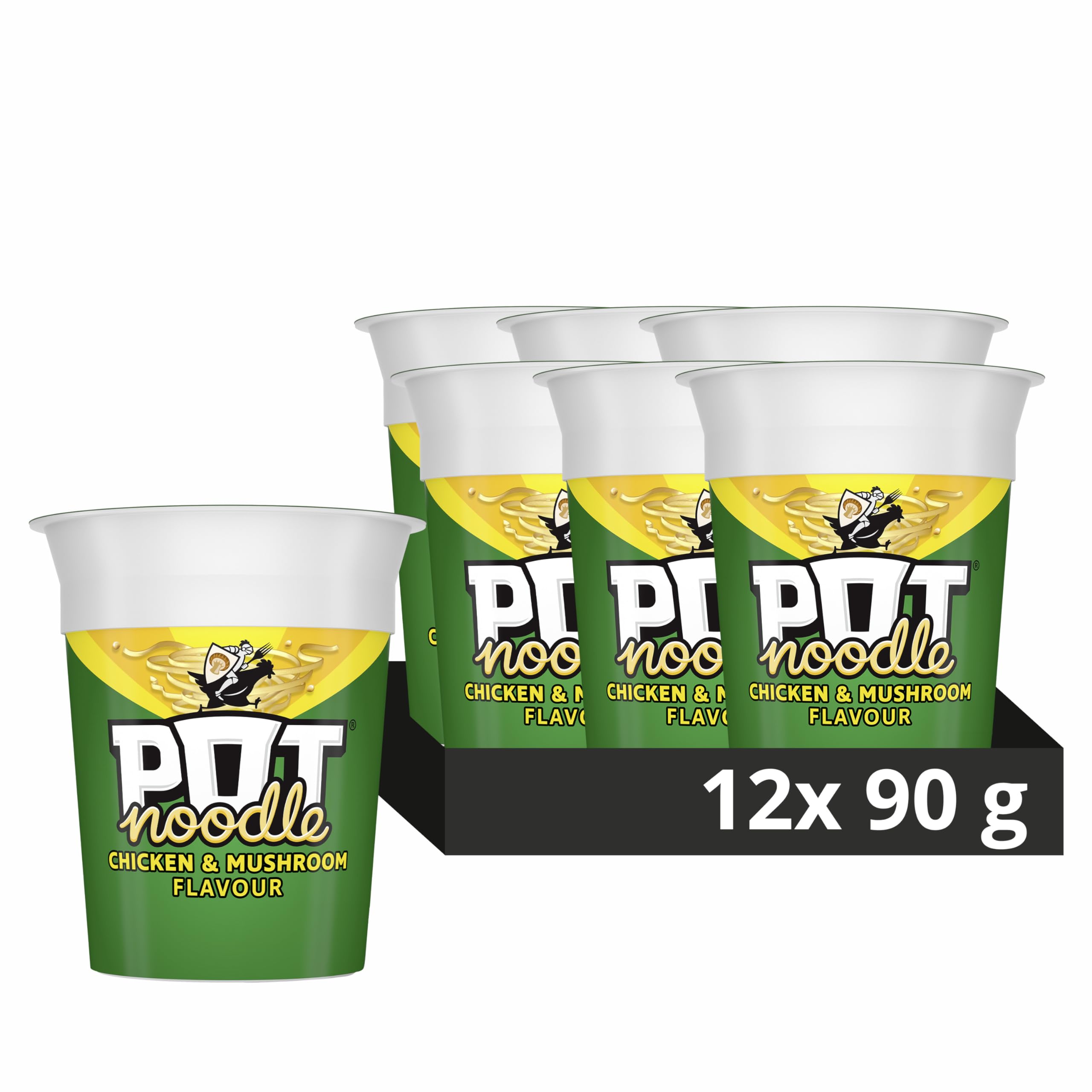 Pot Noodle Chicken Mushroom Instant 90g 12 Pack