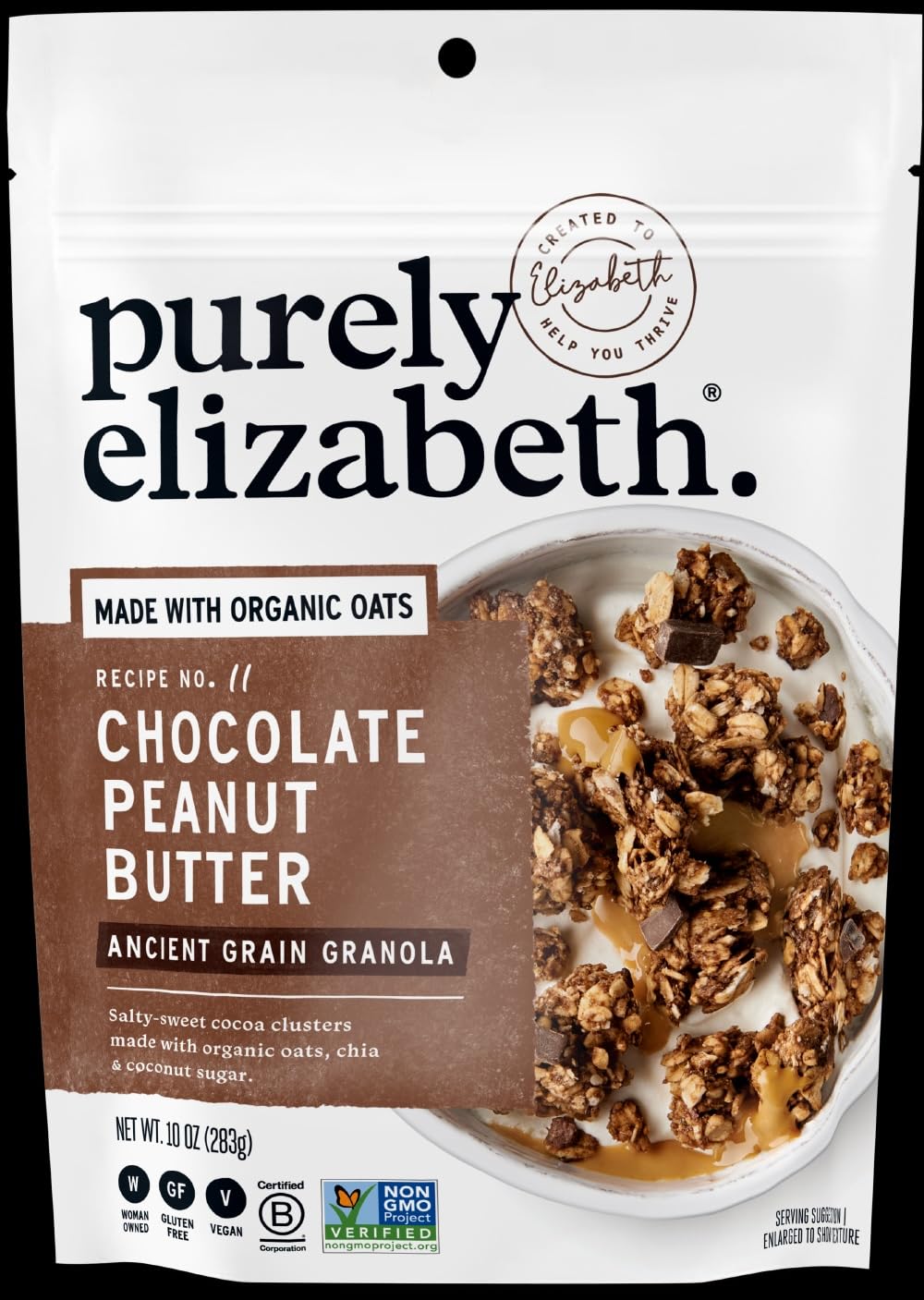 Purely Elizabeth Peanut Butter Collagen Granola 8oz