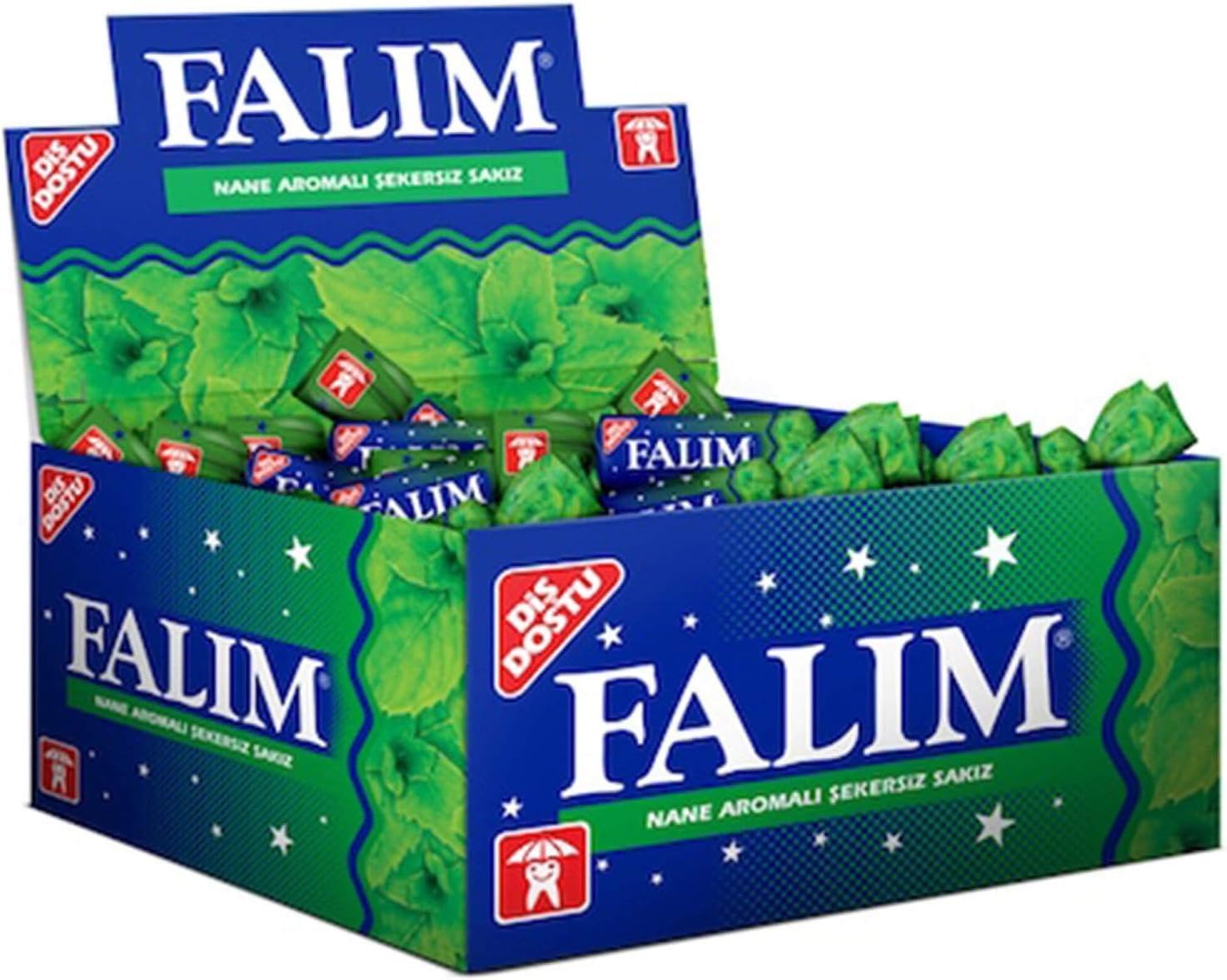 Falim Sugarless Mint Gum Plain 100 Pieces