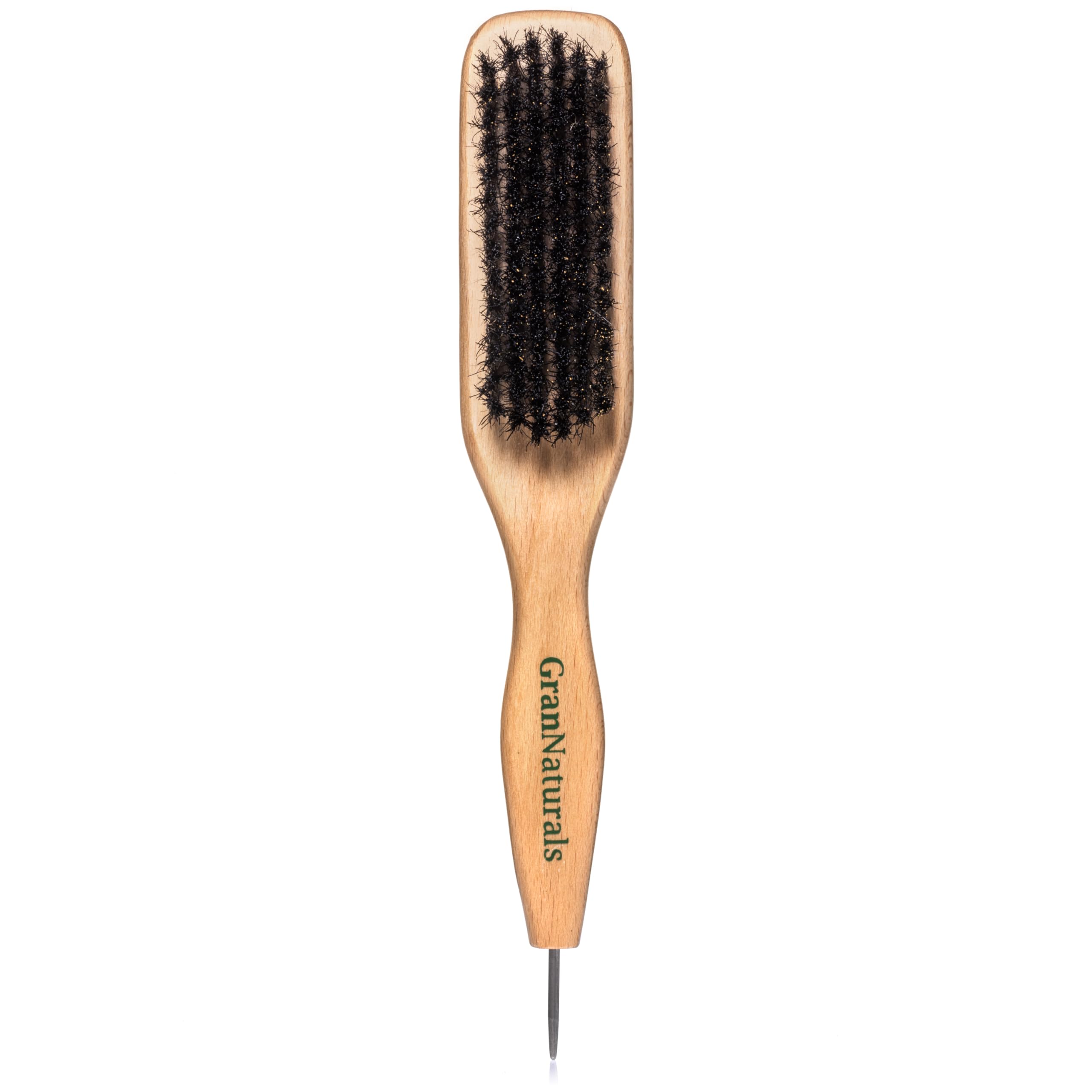 GranNaturals Boar Bristle Slick Back Brush