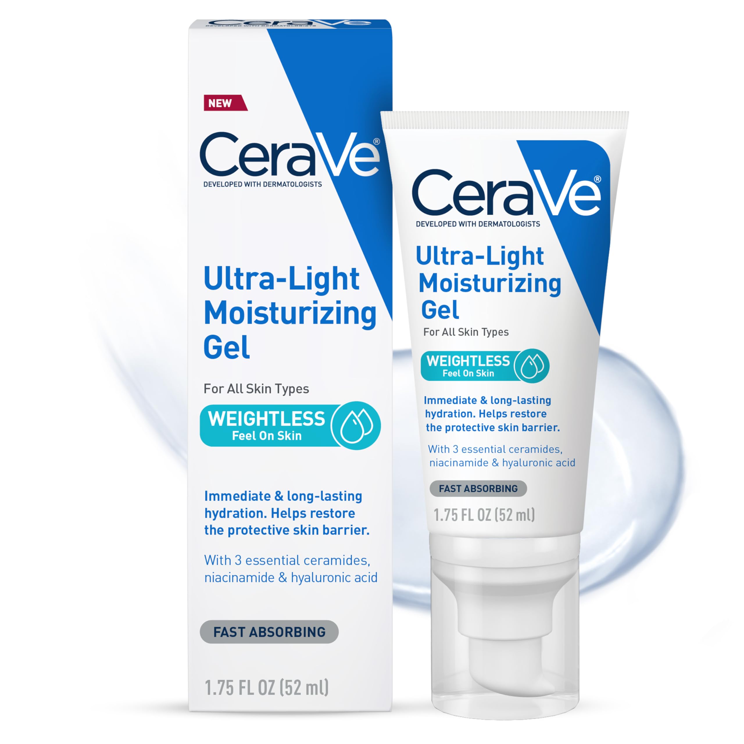 CeraVe Ultra-Light Moisturizing Gel For All Skin Types 1.75oz