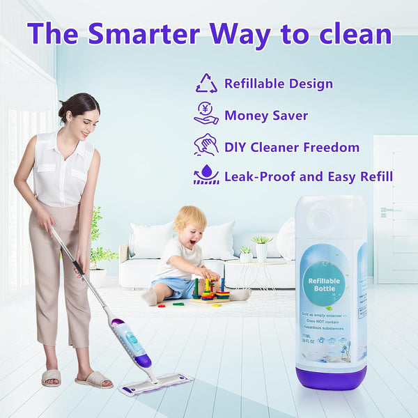 Swiffer®PowerMop Floor Cleaning Solution with Unstopables Fresh Scent 25.3oz