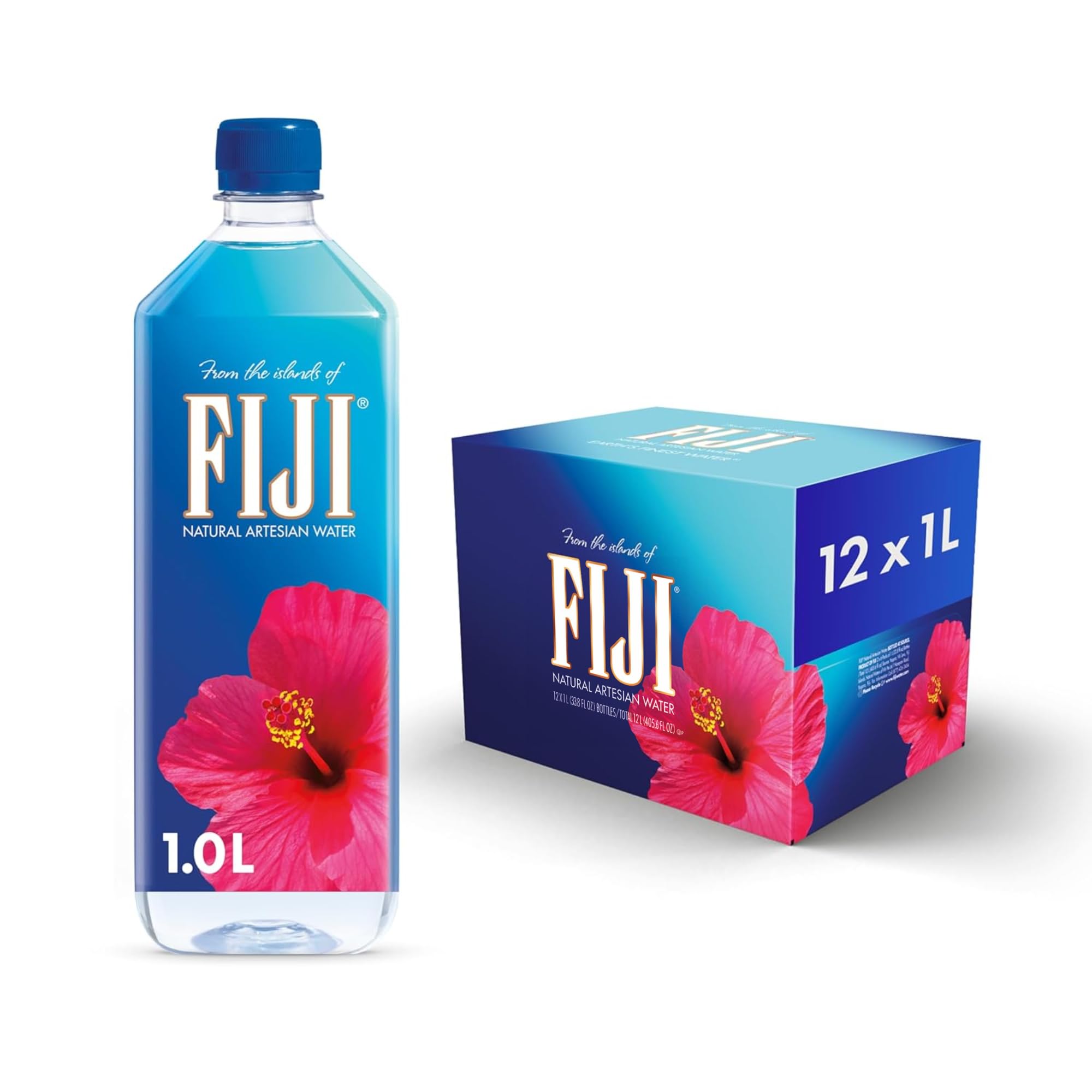 FIJI Artesian Water Bottles 33.8oz 12 Pack