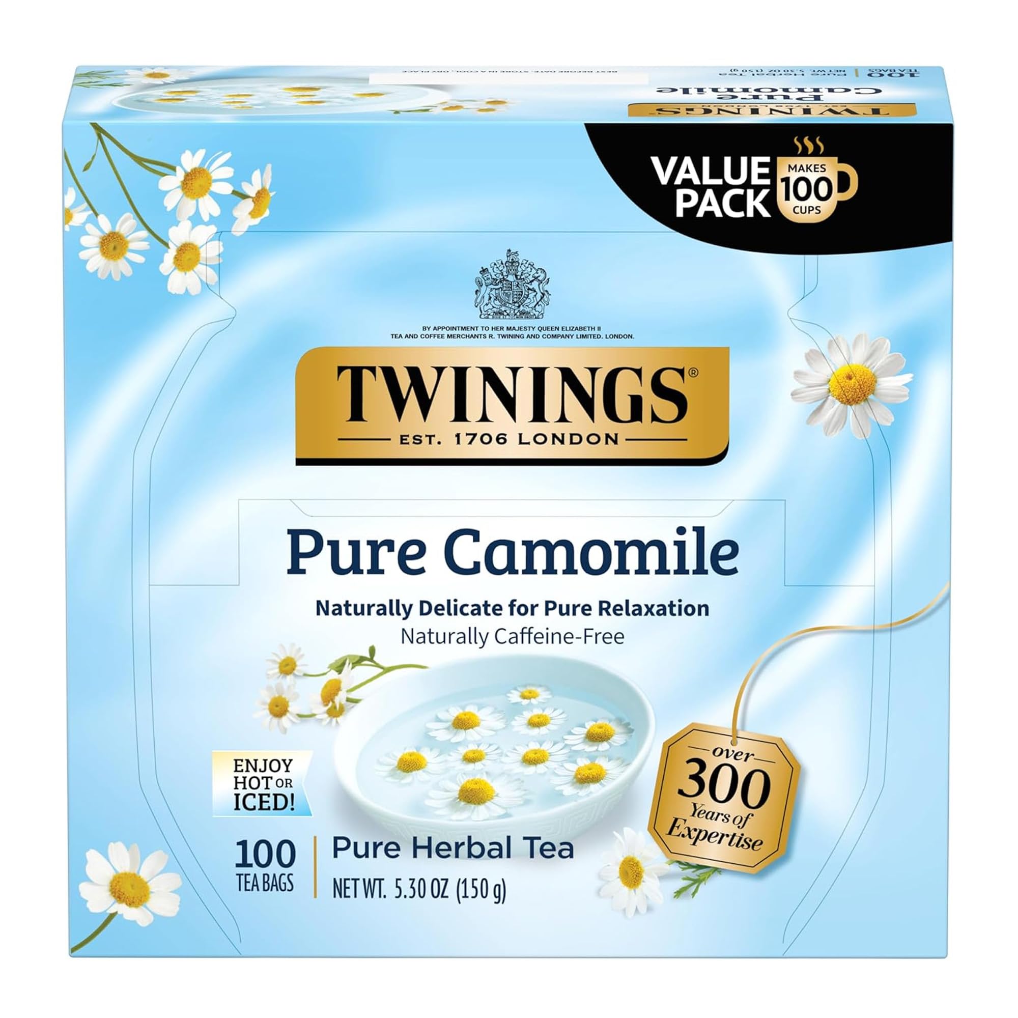 Twinings Pure Camomile Tea 100 Bags