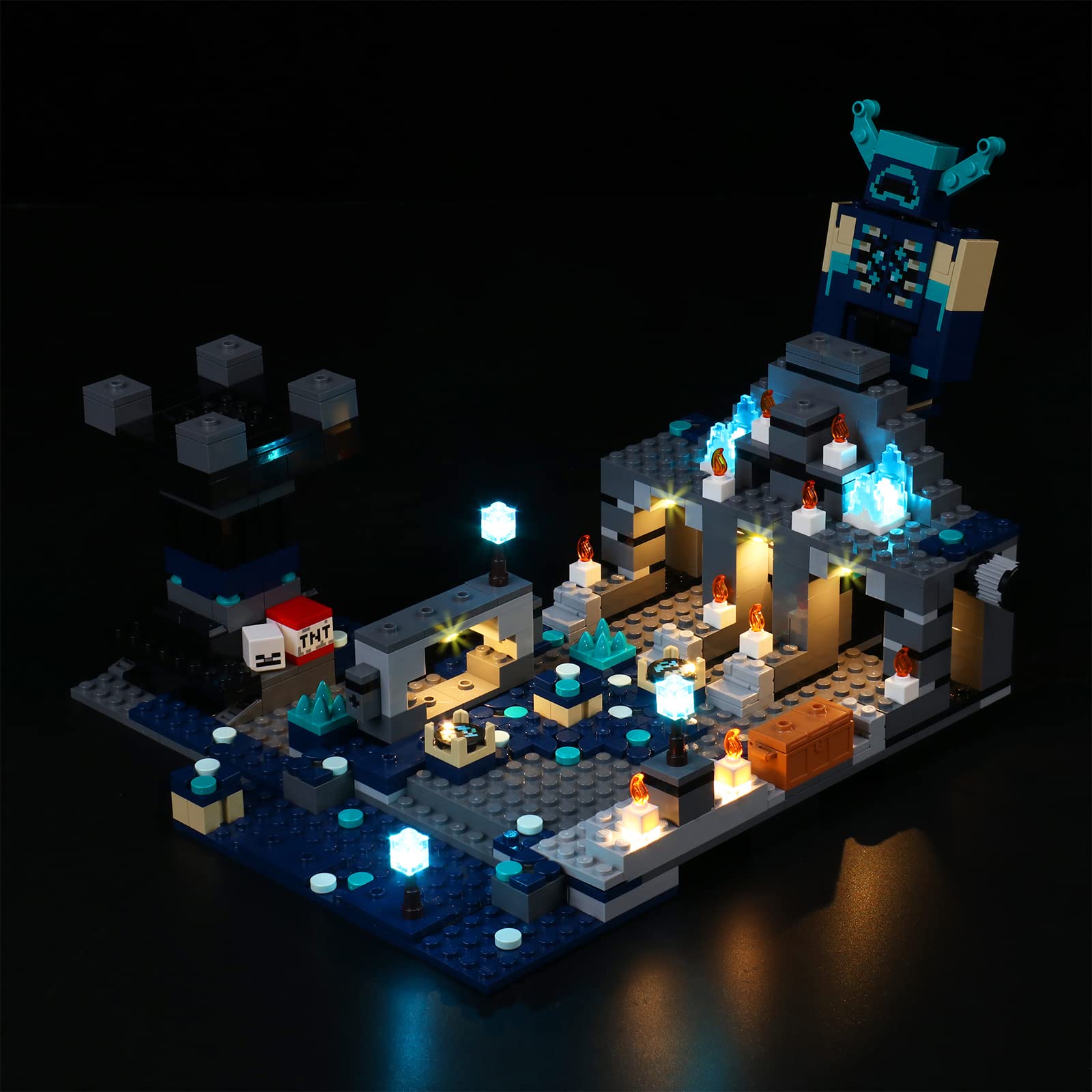VONADO LED Light Kit for LEGO Minecraft Deep Dark