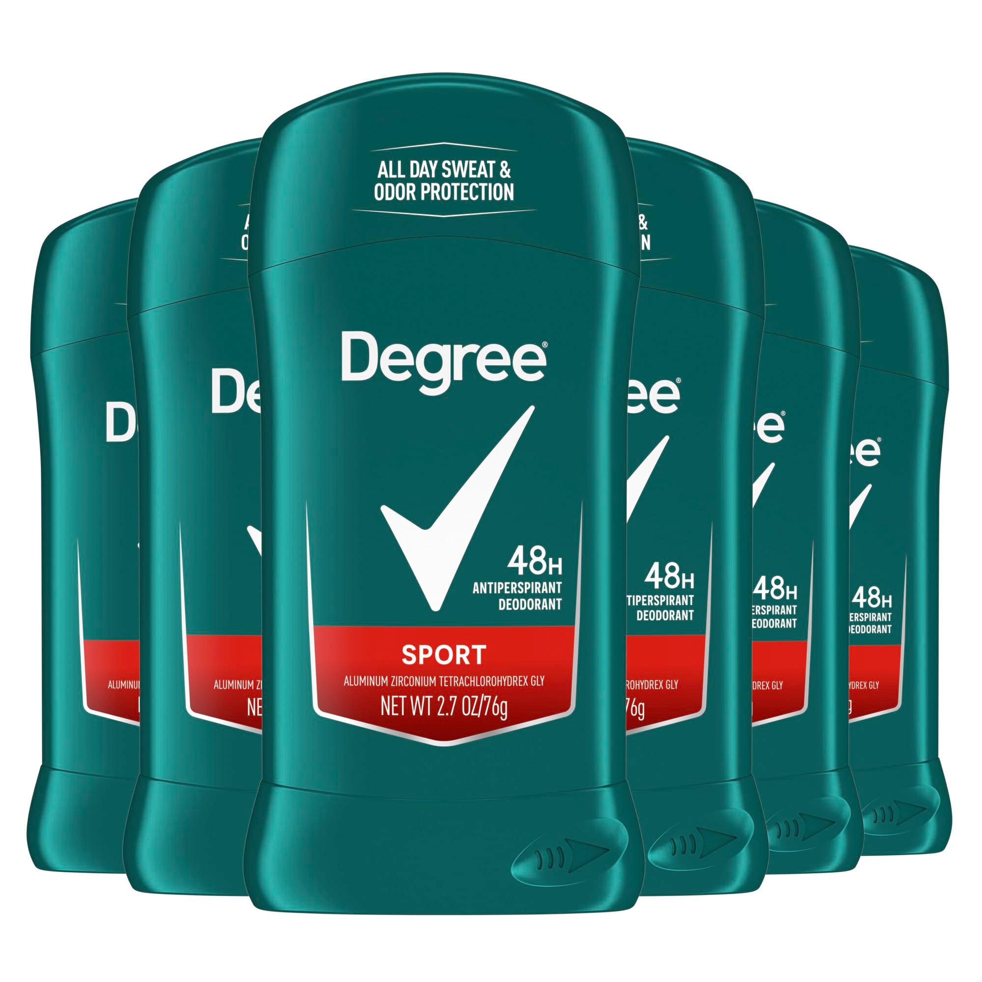 Degree Men Sport Antiperspirant Deodorant 2.7oz 6pk