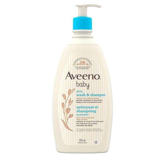 Aveeno baby Wash & Shampoo Natural Oat Extract 18oz