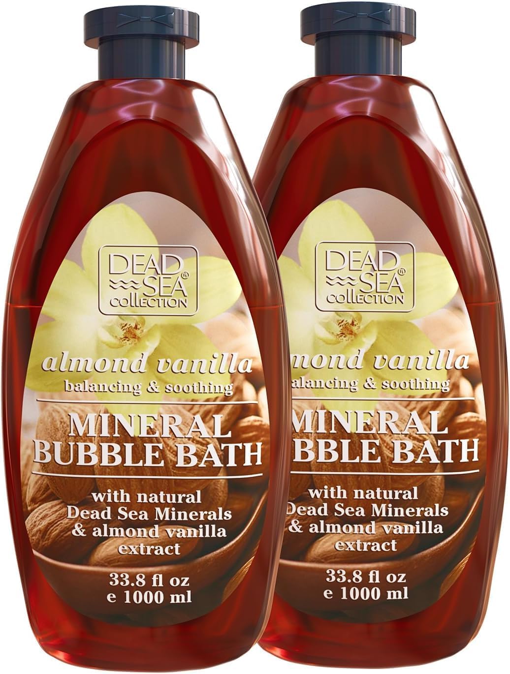 dead sea collection  Mineral Bubble Bath , almond vanilla