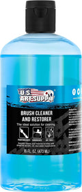 DAMAGED COVER (liquid still sealed) U.S. Art Supply Brush Cleaner and Restorer 16oz