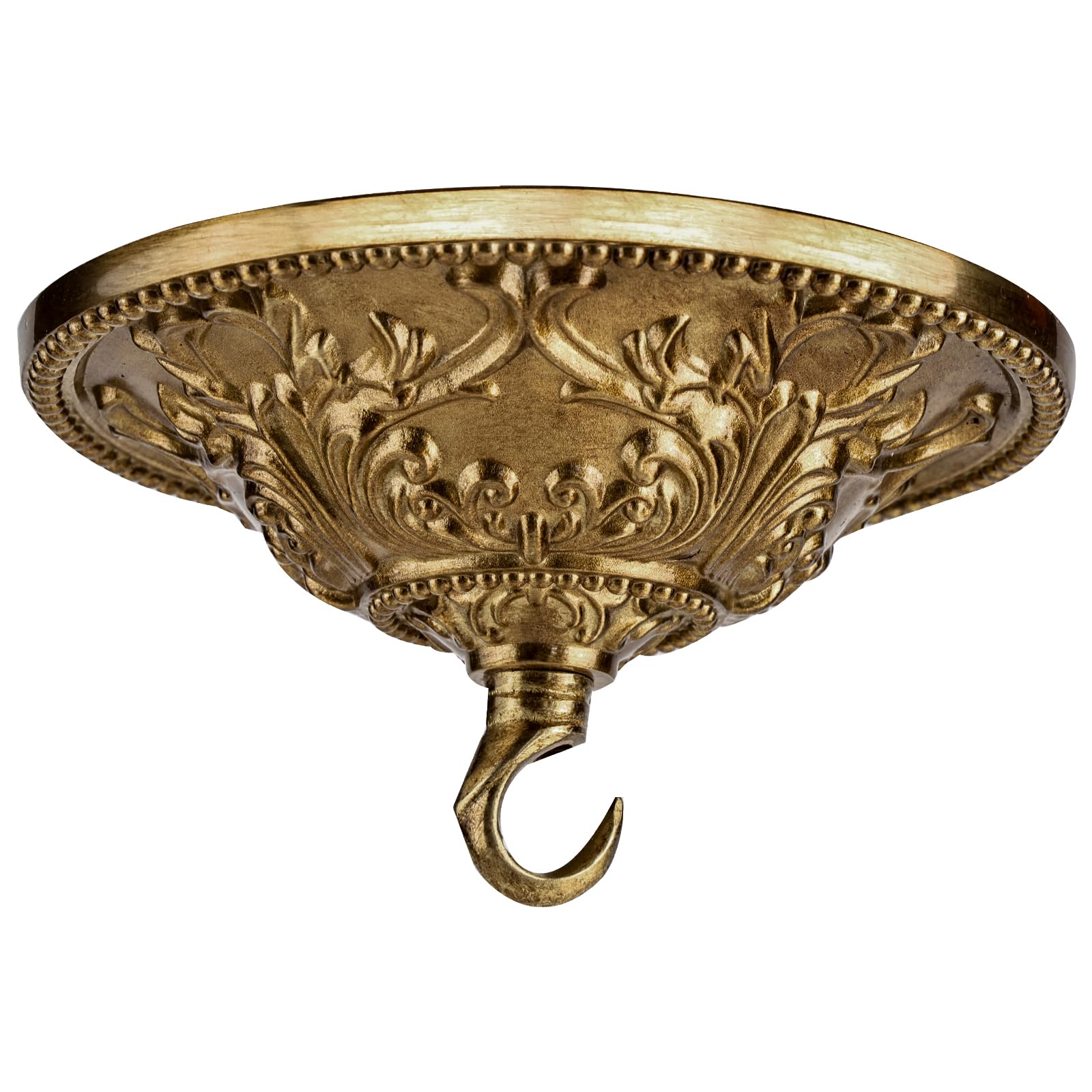 BEQUZON Brass Chandelier Canopy Gold 7.87 Inch