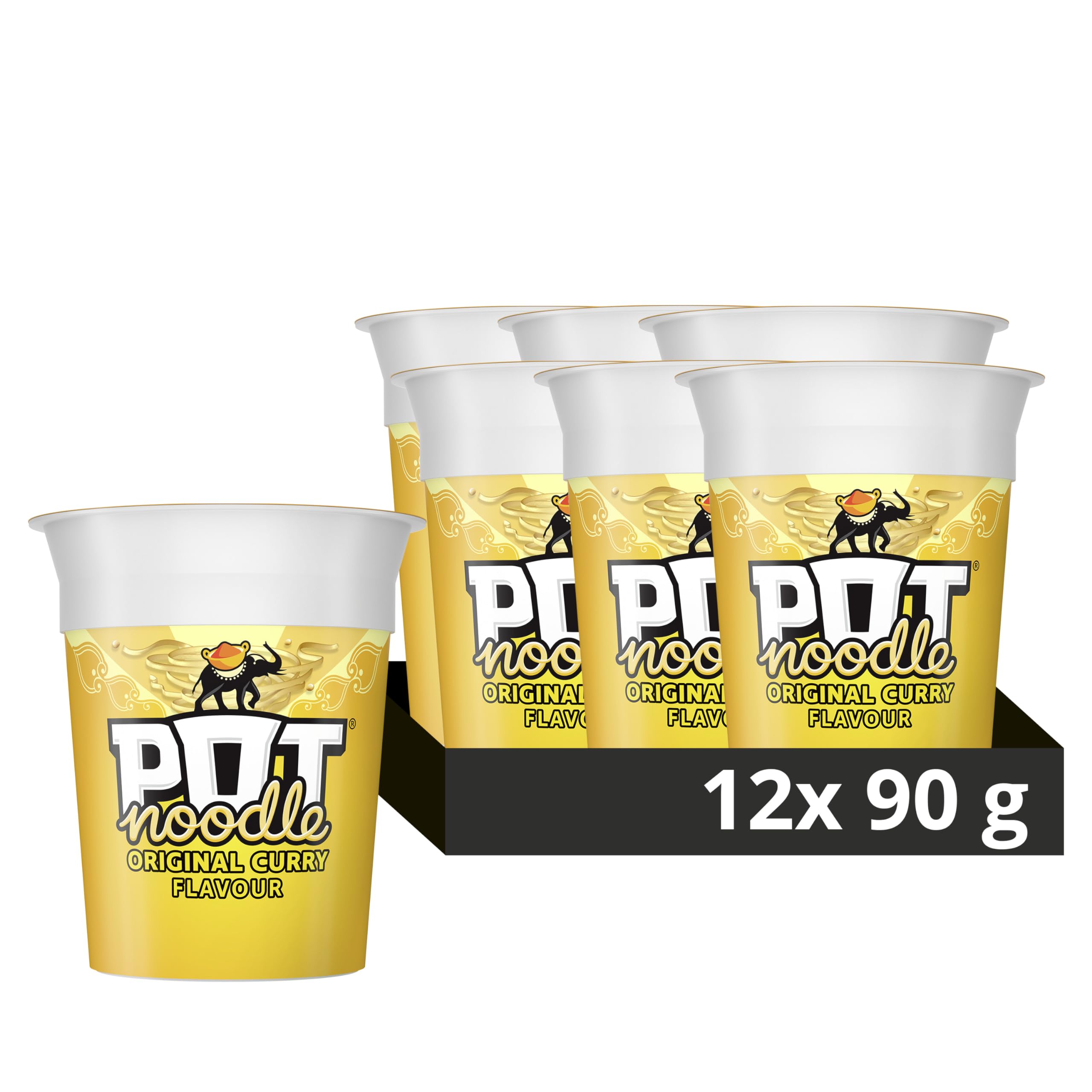 Pot Noodle Original Curry Instant 90g 12 Pack