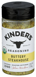 Kinders Organic Buttery Steakhouse Seasoning, 6 Oz
