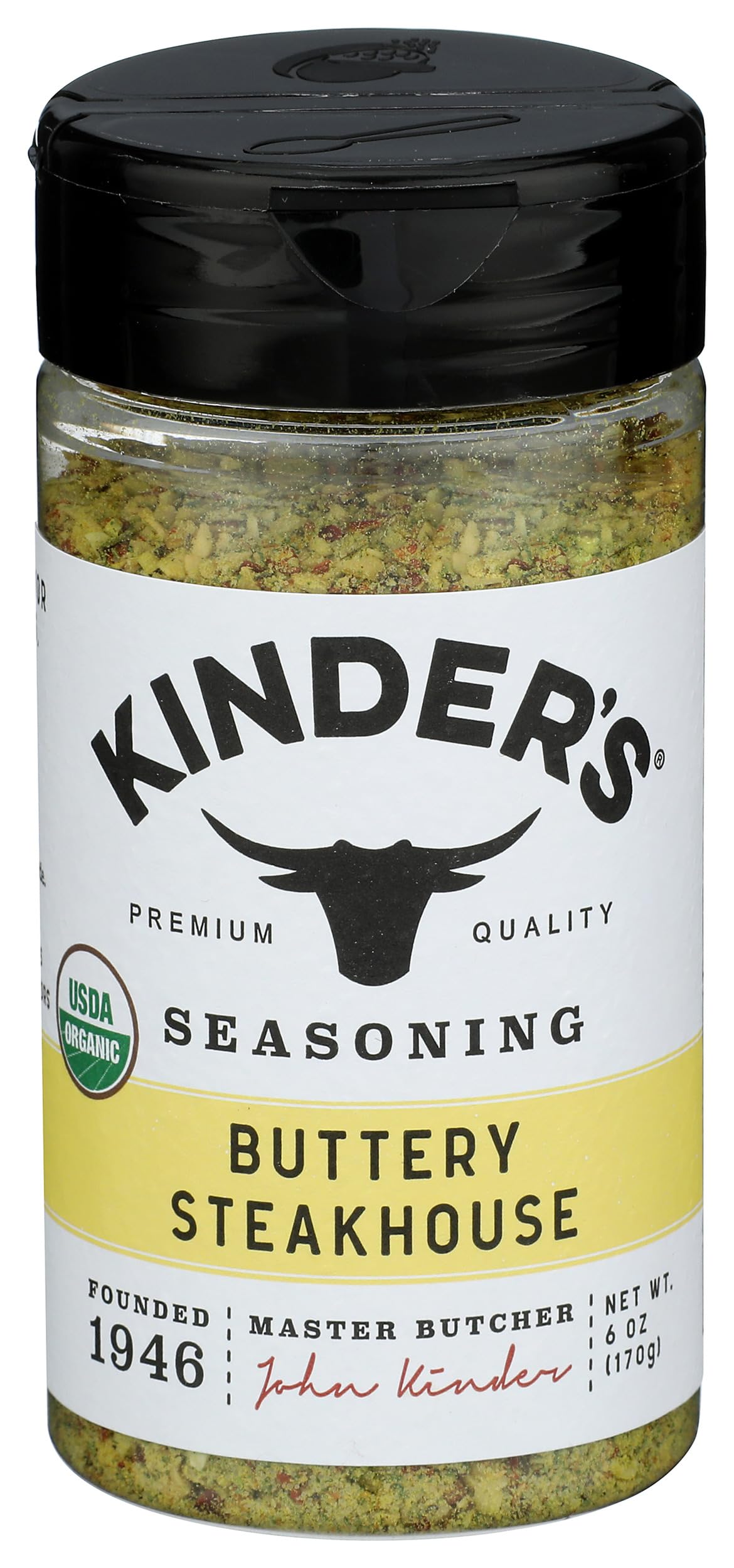 Kinders Organic Buttery Steakhouse Seasoning 6oz
