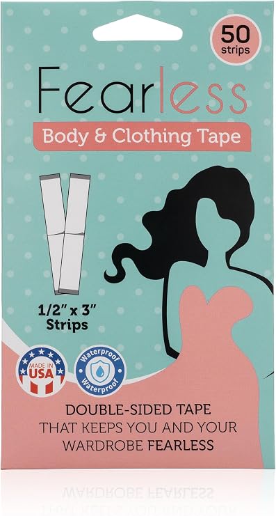 Fearless Tape Body & Clothing Tape Double Sided Tape 50 pack
