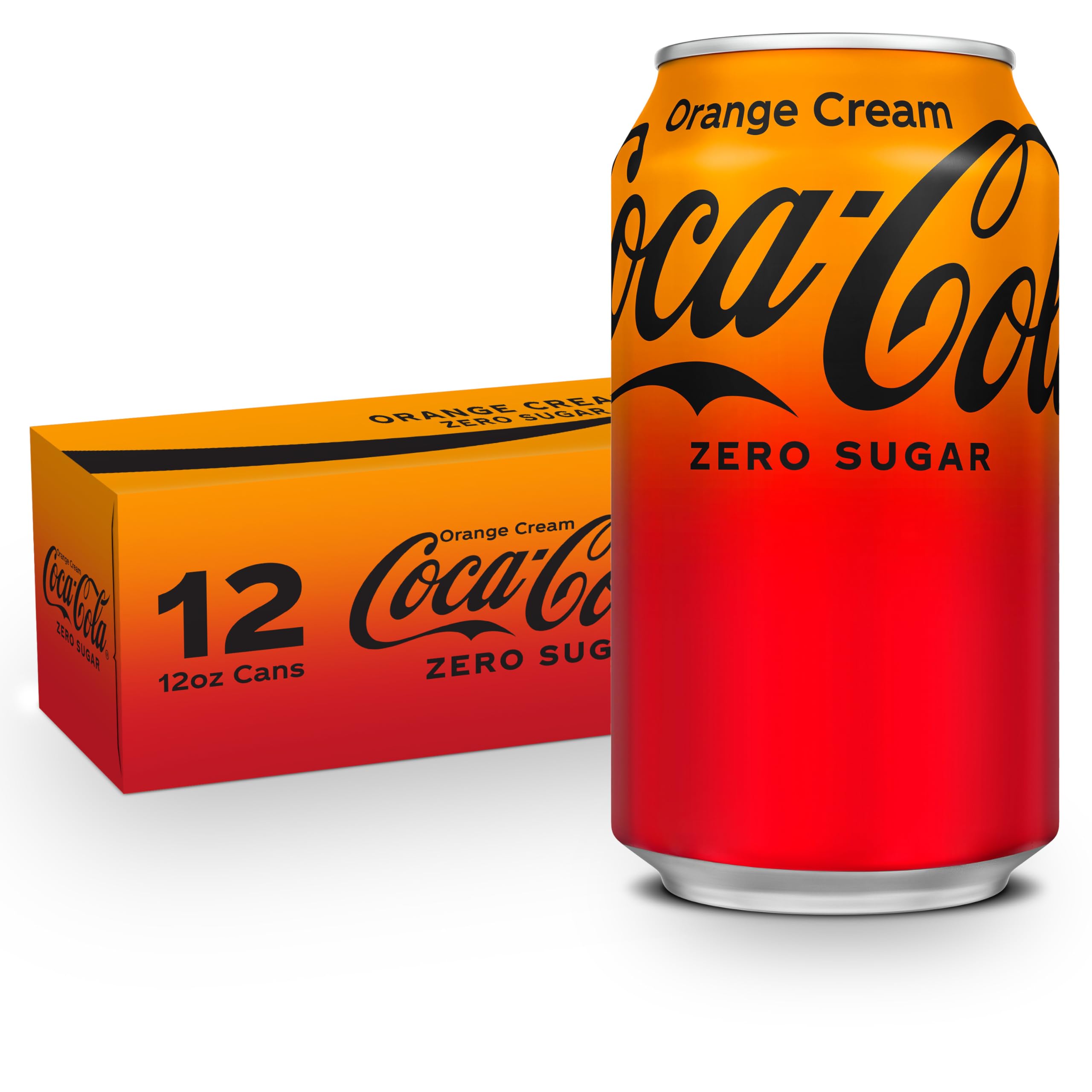 Coca-Cola Zero Sugar Orange Cream Fridge Pack 12oz 12 Cans