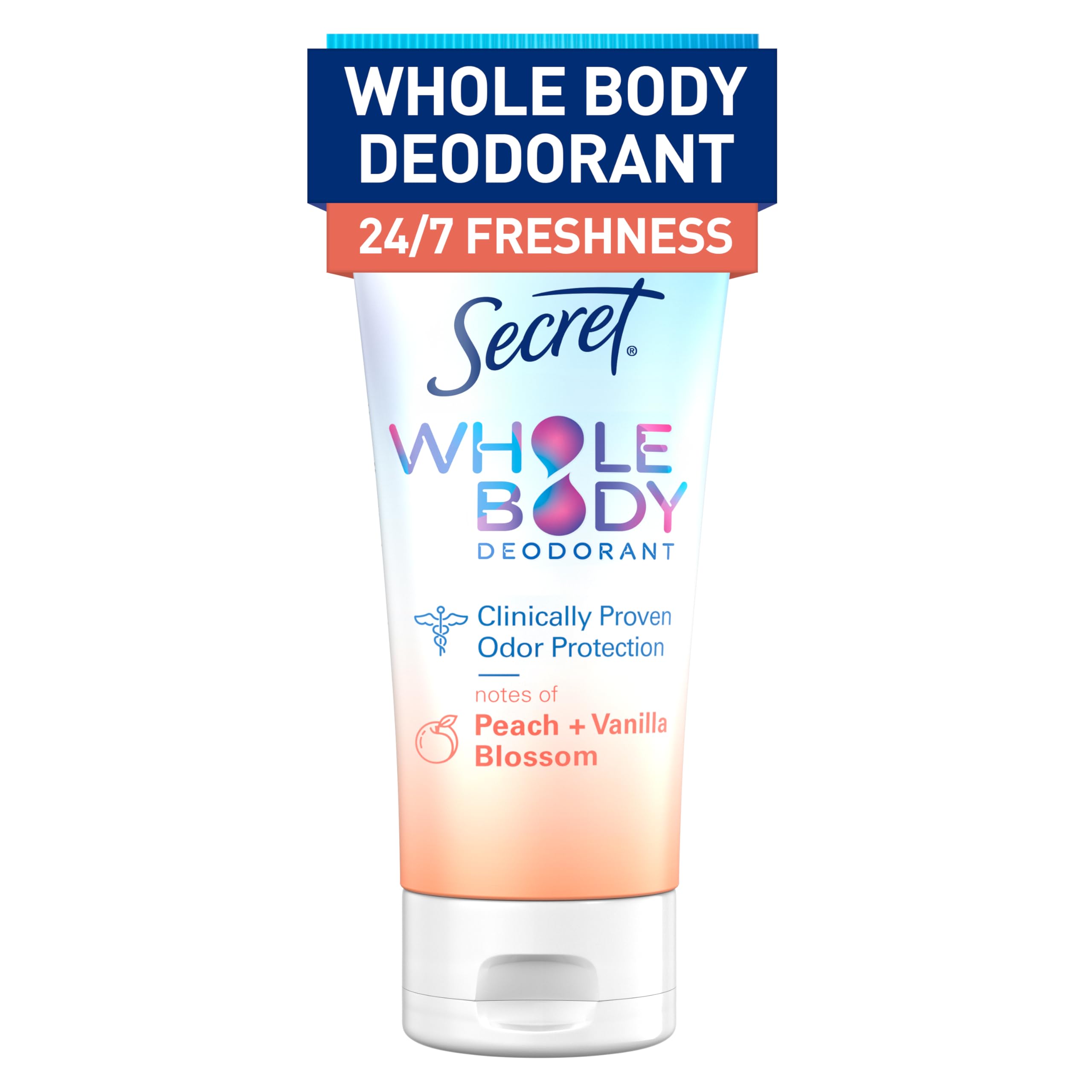 Secret Whole Body Peach Vanilla Cream Deodorant