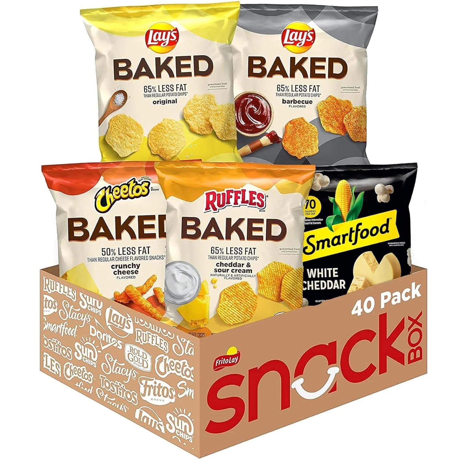 Frito-Lay Baked Popped Variety 40 Pack