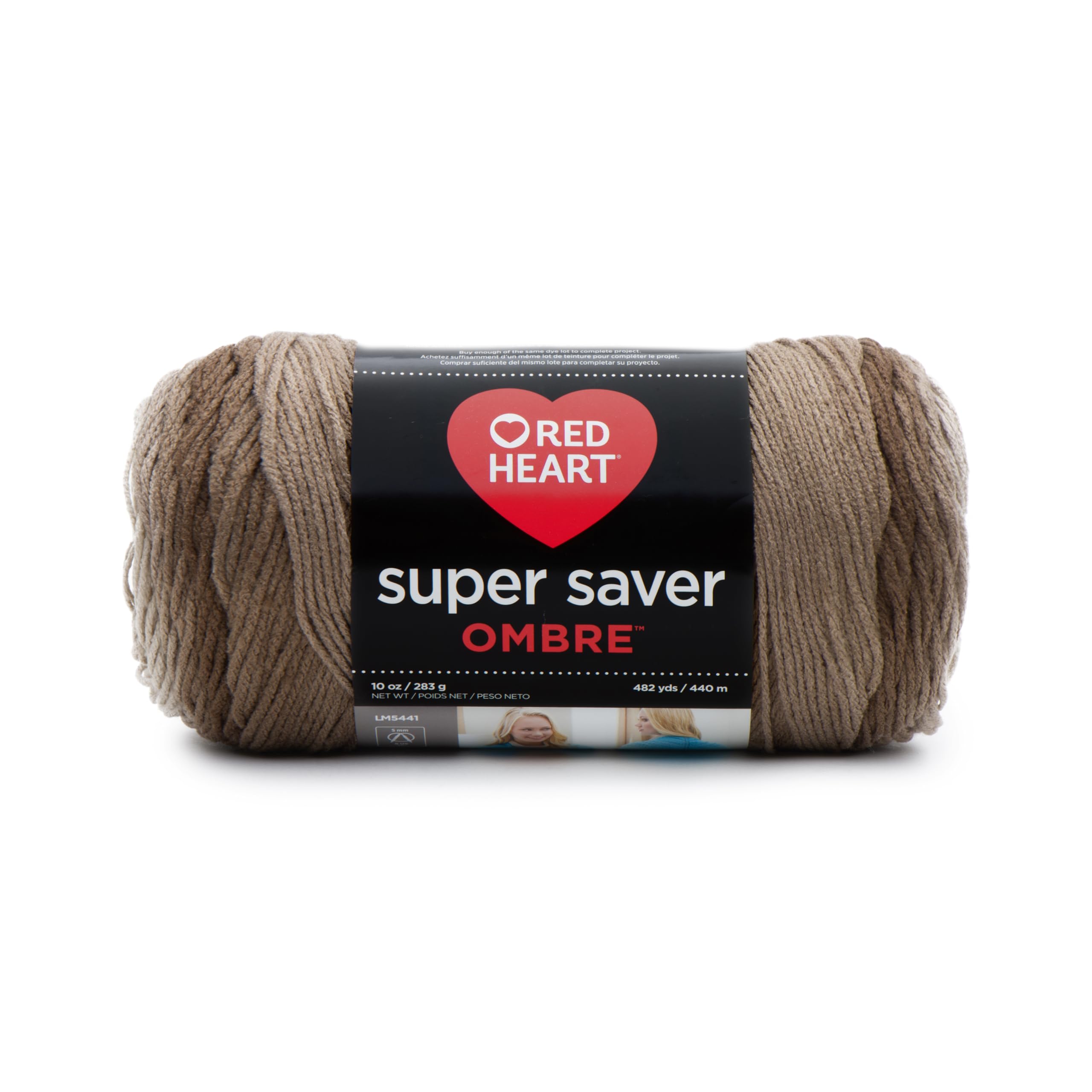 Coats & Clark Super Saver Ombre Yarn Cocoa