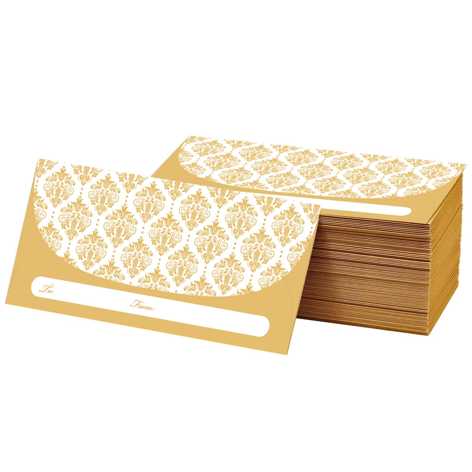 XXINMOH Gold Money Envelopes Cash Gifts 100-Pack