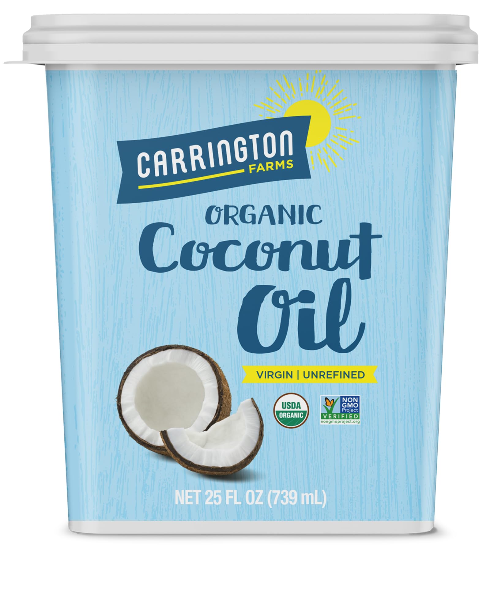 Carrington Farms Organic Coconut Oil Unrefined 25oz