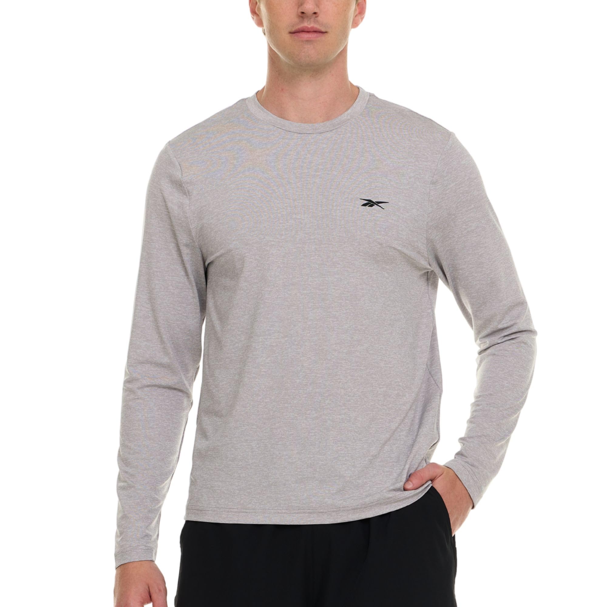 Reebok Menís Long Sleeve Rash Guard Grey