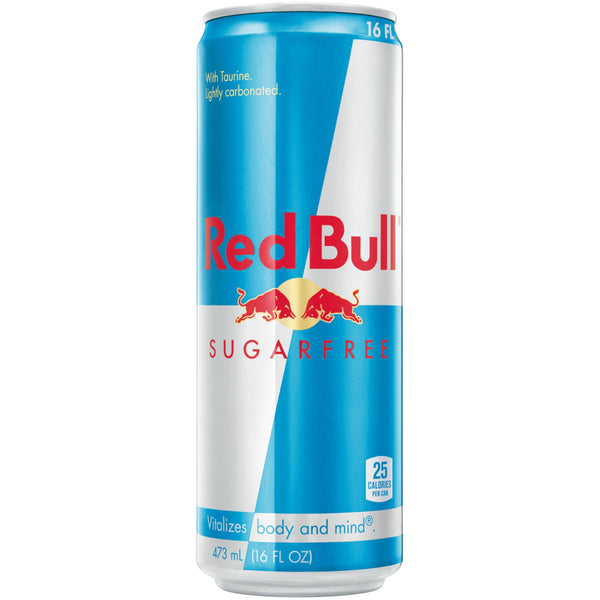 Red Bull Red Bull Sugar Free Energy Drink with 151mg Caffeine plus Ta, 16oz