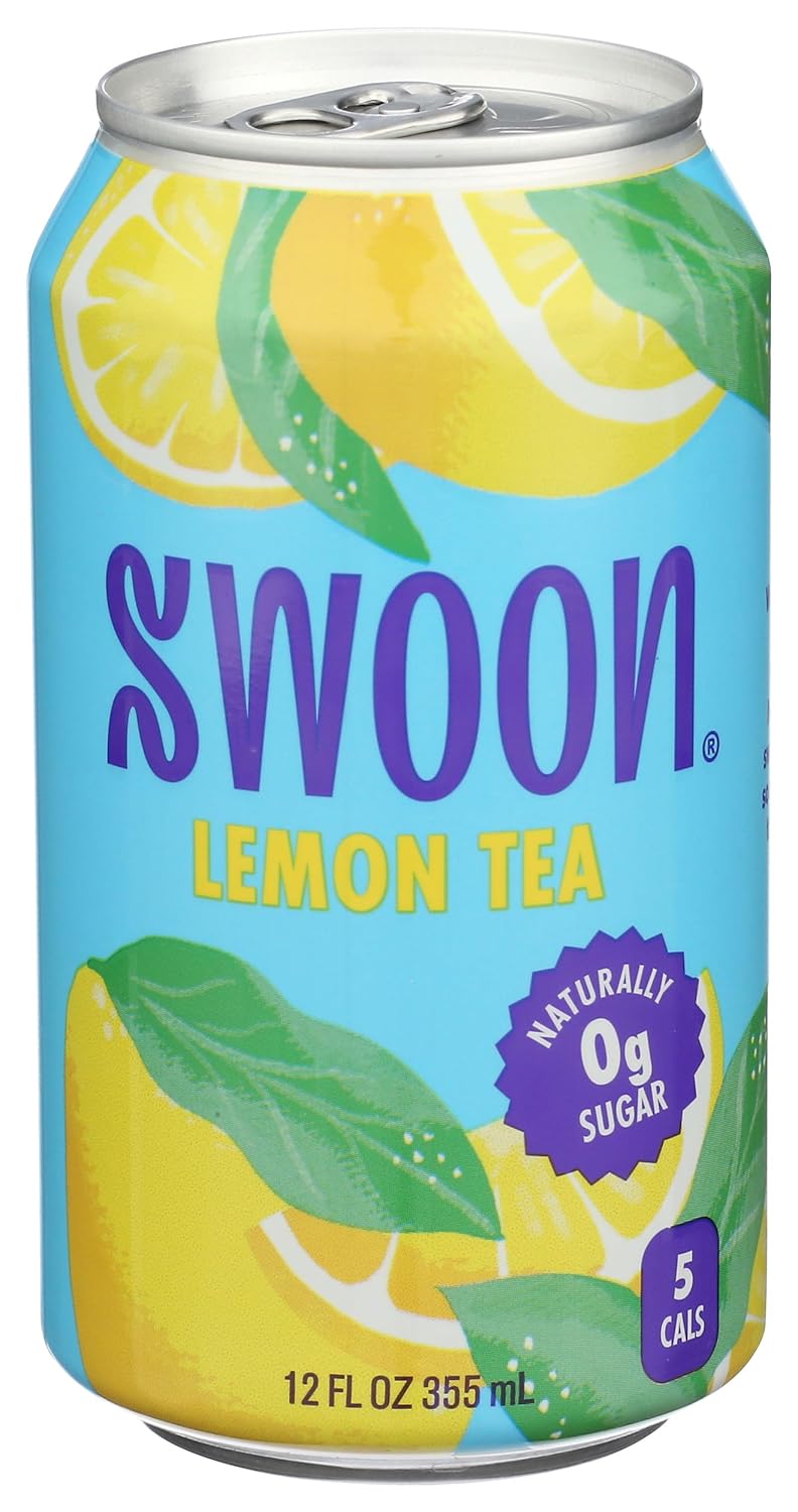 Swoon, Tea Lemon Zero Sugar, 12 Fl Oz