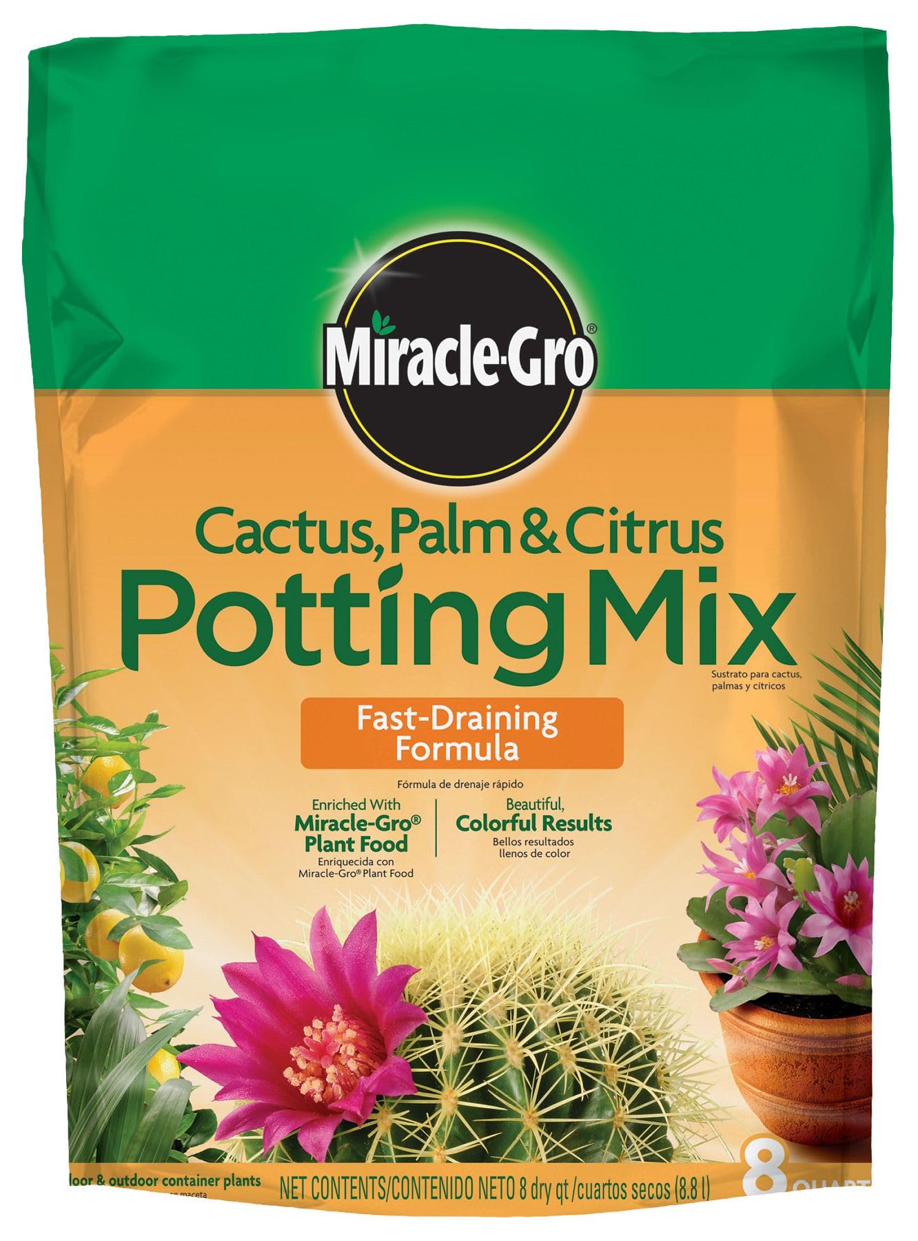 Miracle-Gro Cactus Palm Citrus Potting Mix 8qt