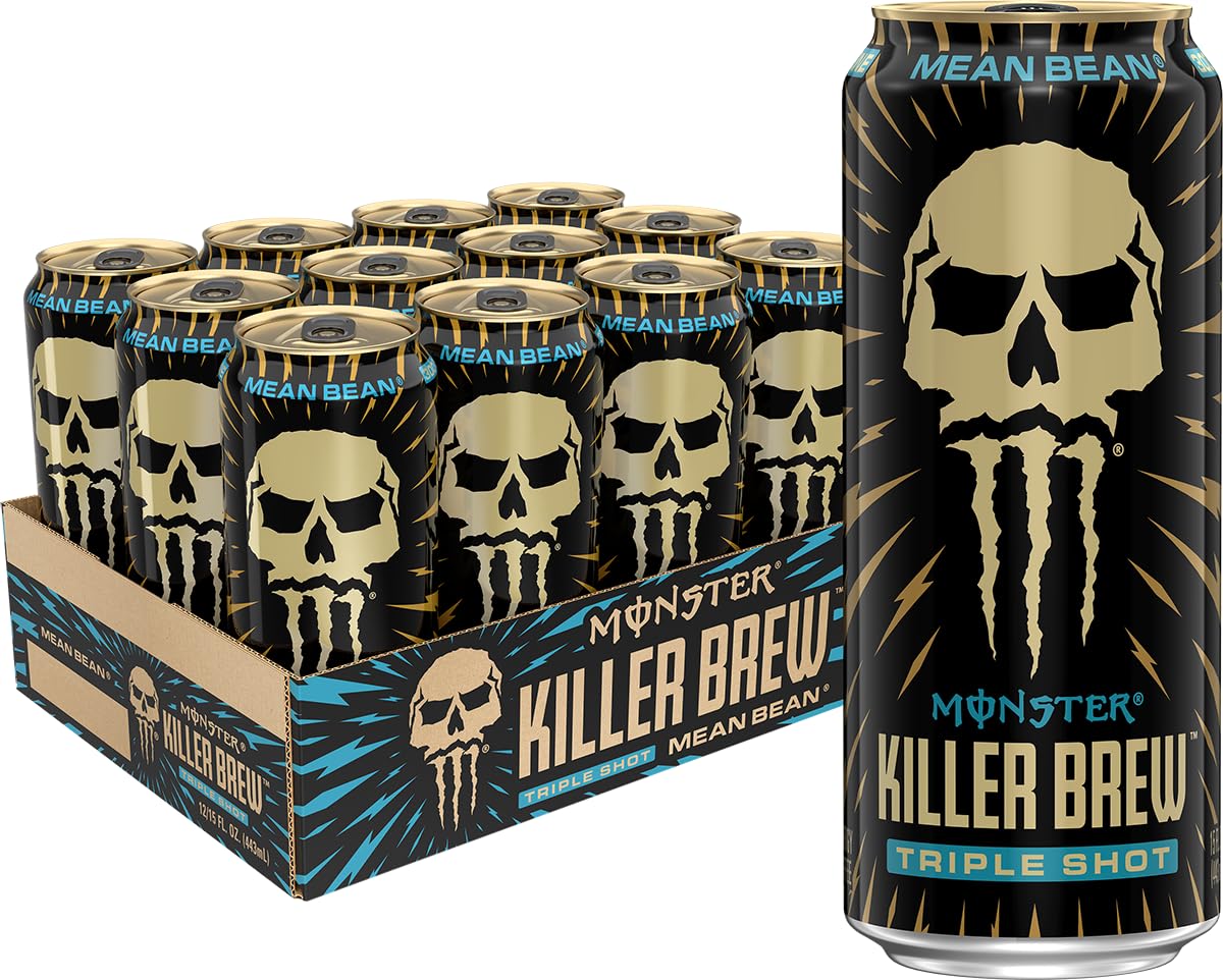 Monster Killer Brew Mean Bean Coffee 15oz 12 Pack
