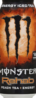 Monster Rehab Drink, Peach Tea, 16 fl oz