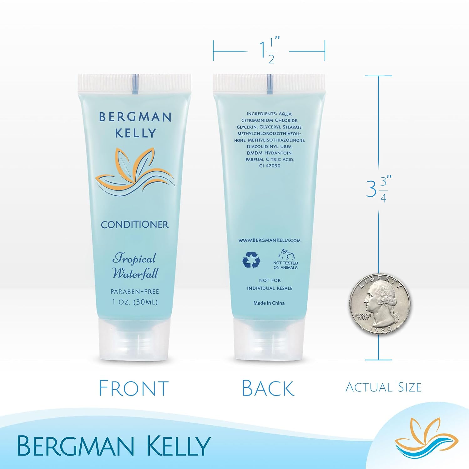 Bergeman Kelly Tropical Waterfall Paraben Free Conditioner 1oz