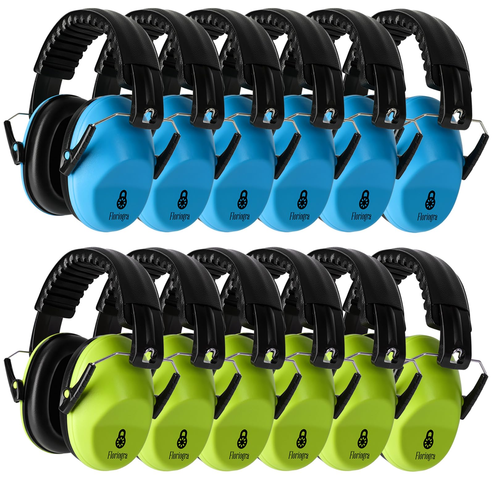 Floriogra Kids Noise Canceling Earmuffs 12-Pack
