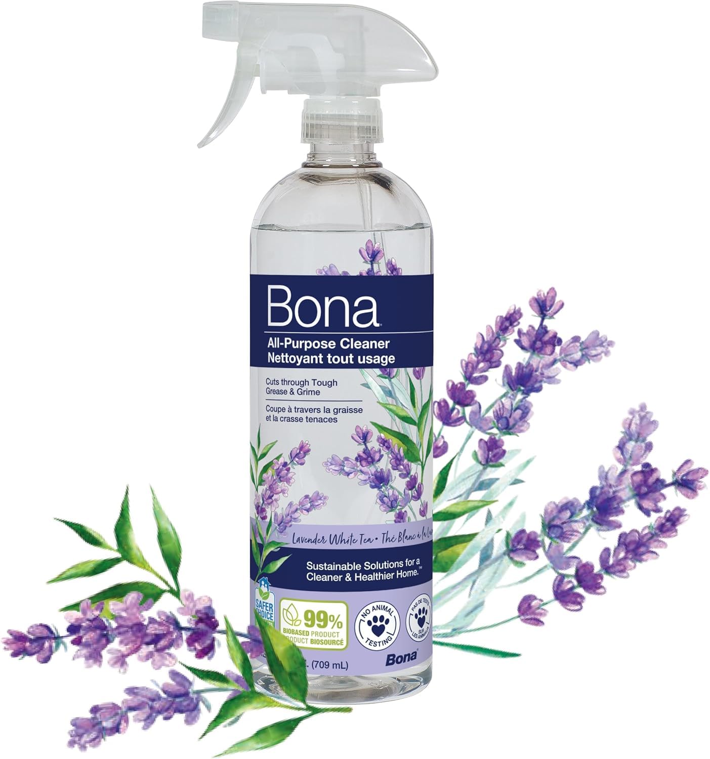 Bona All-Purpose Cleaner - Lavender White Tea Scent - 24 fl oz