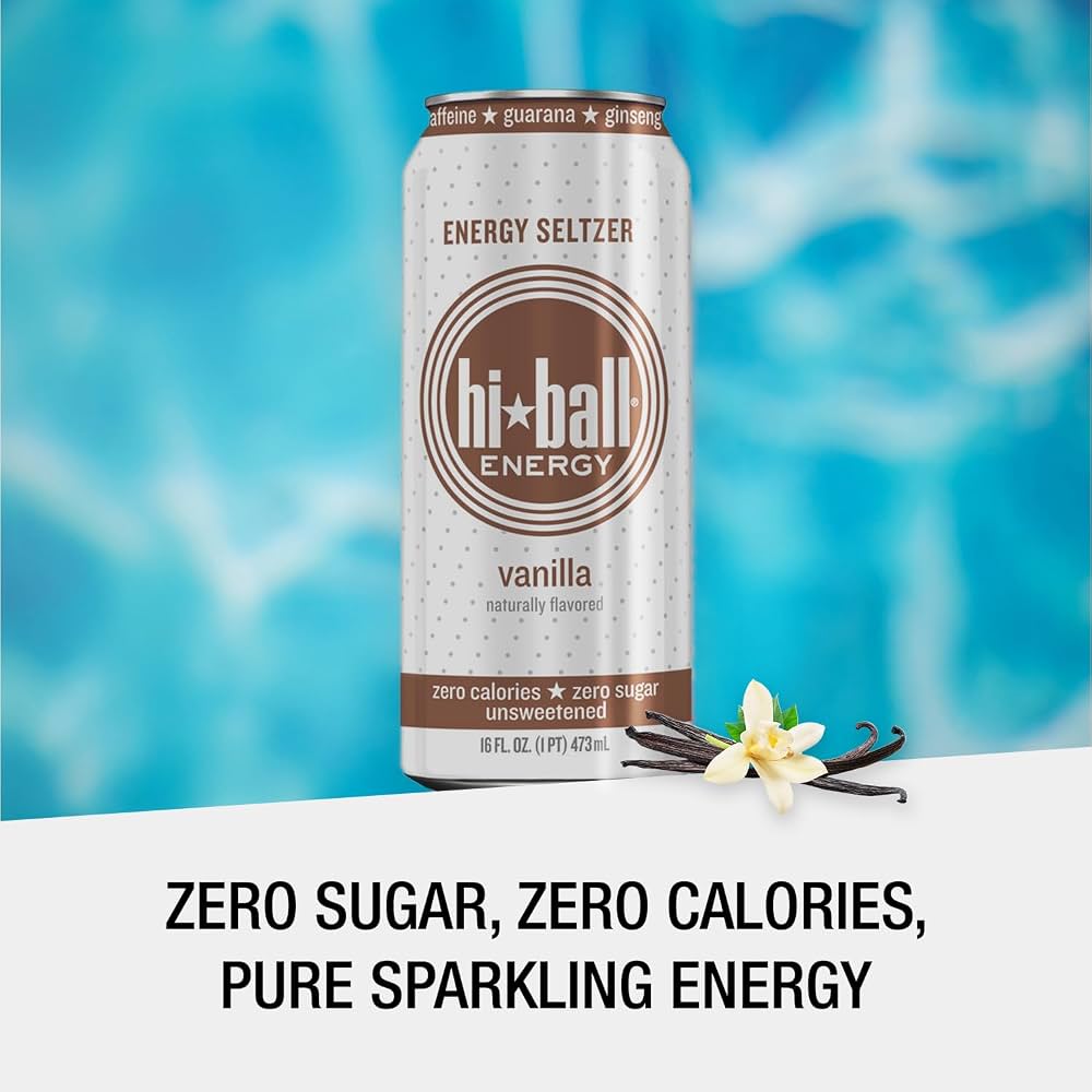 Hiball Clean Energy Drink - Vanilla  16oz