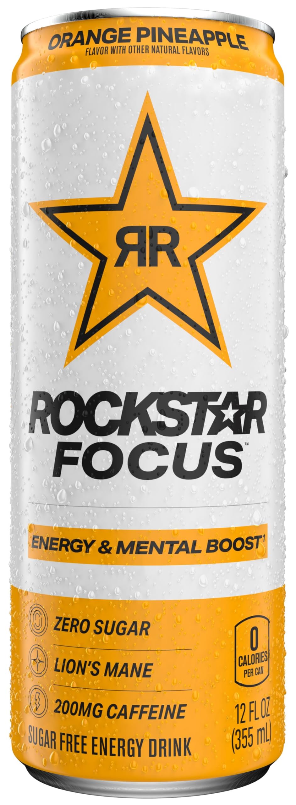 Rockstar Focus Orange Pineapple 12oz