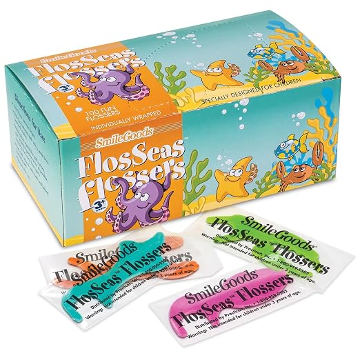 SmileGoods FlosSeas Flossers Individually Wrapped